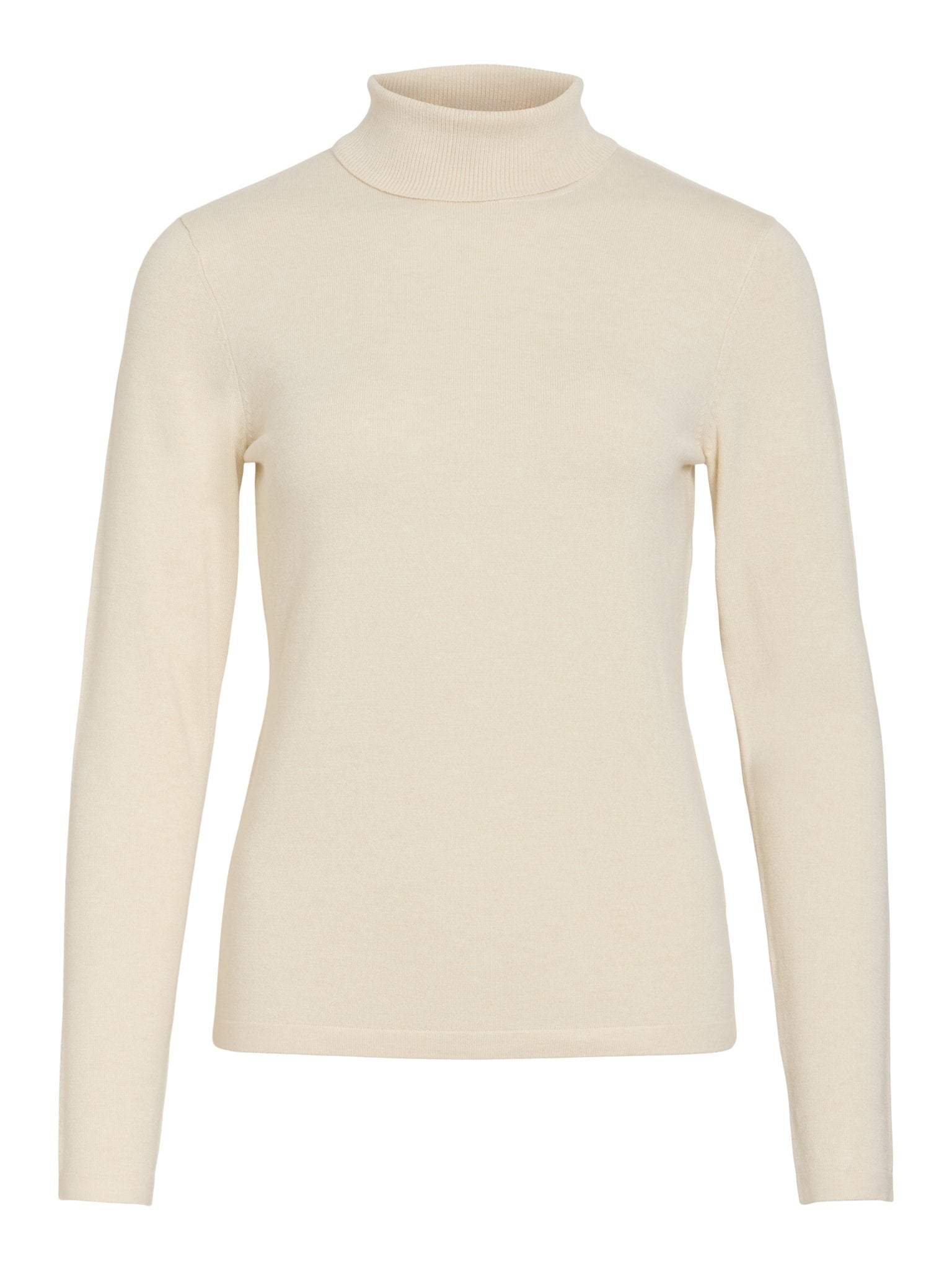 Vila Damen Pullover Sandshell/Melan