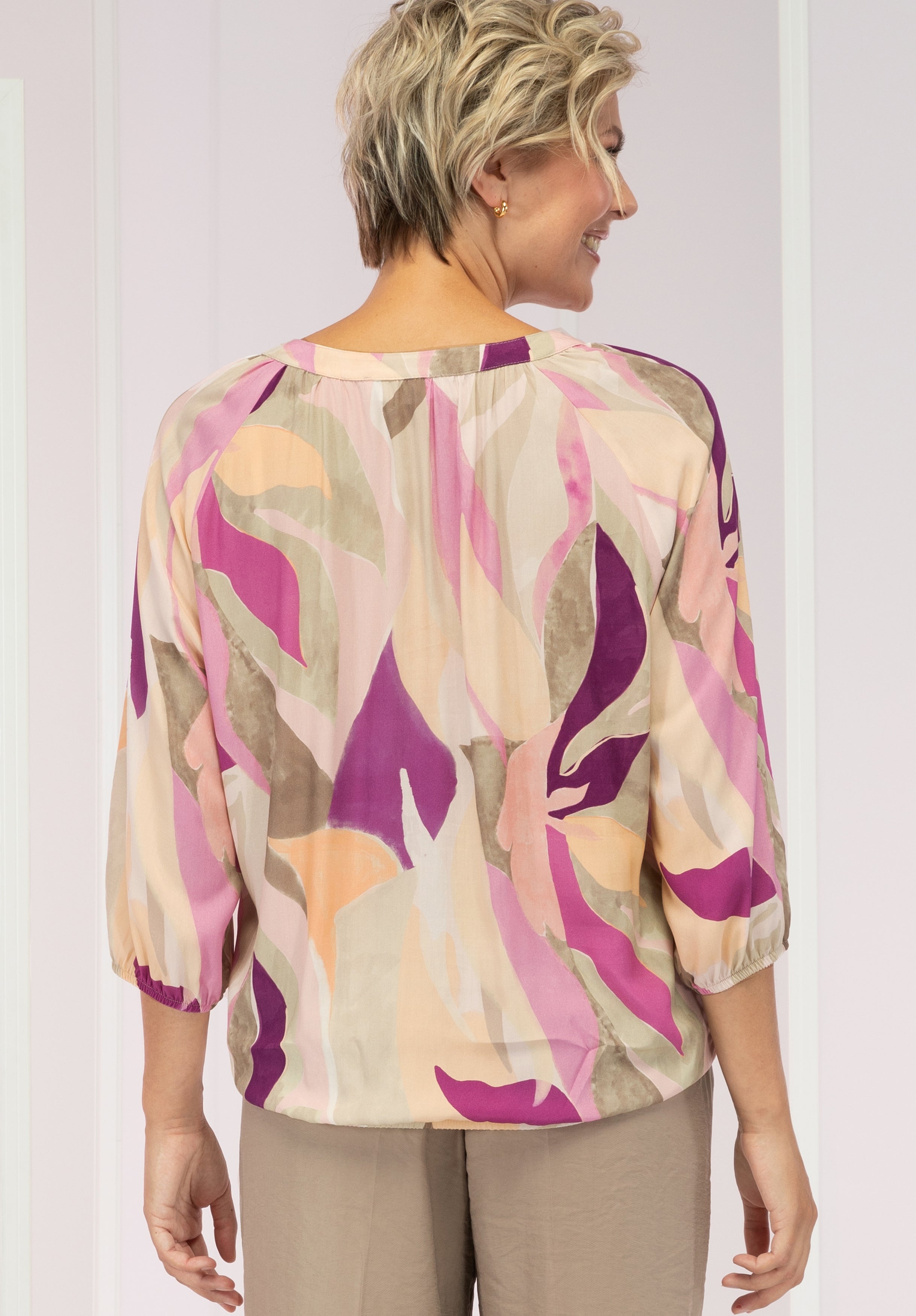 Bianca Damen Blusen Red Mix