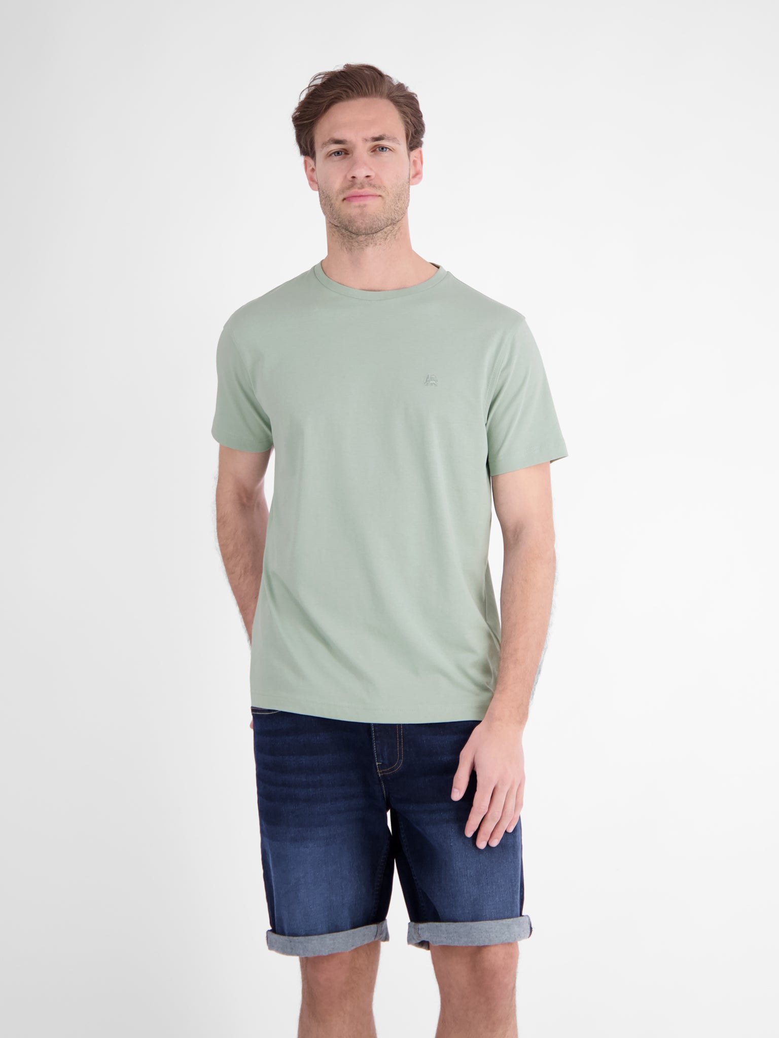 Lerros Herren T-Shirts kurz Bay Green