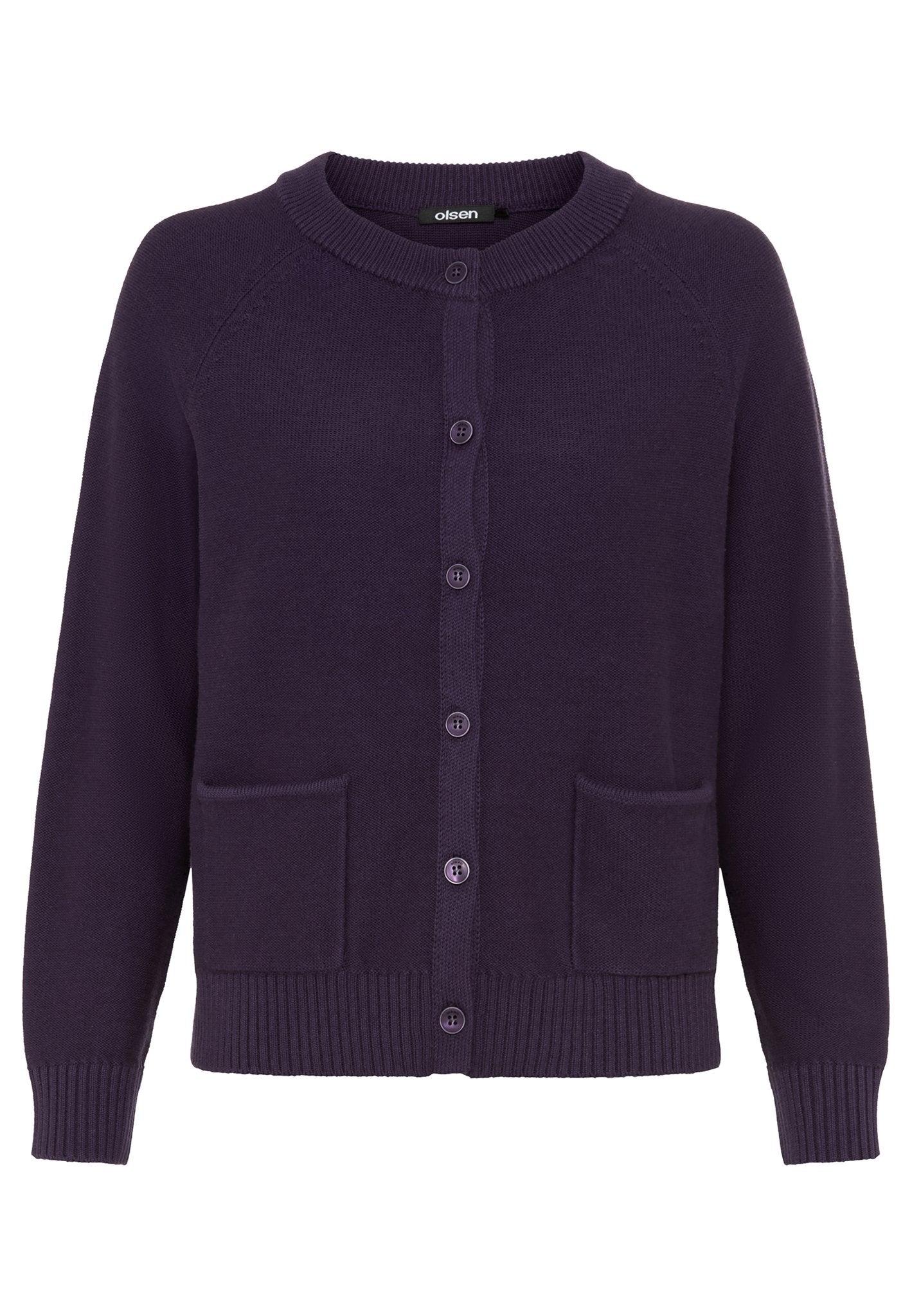 Olsen Damen Strickjacken Plum