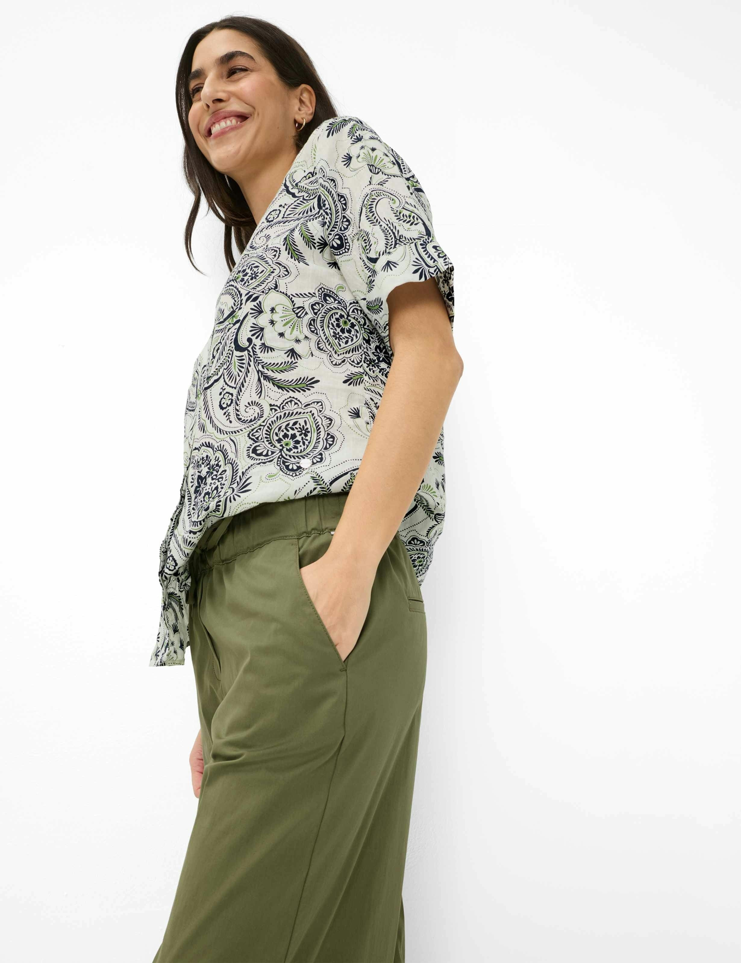 Brax Damen Hosen Olivine
