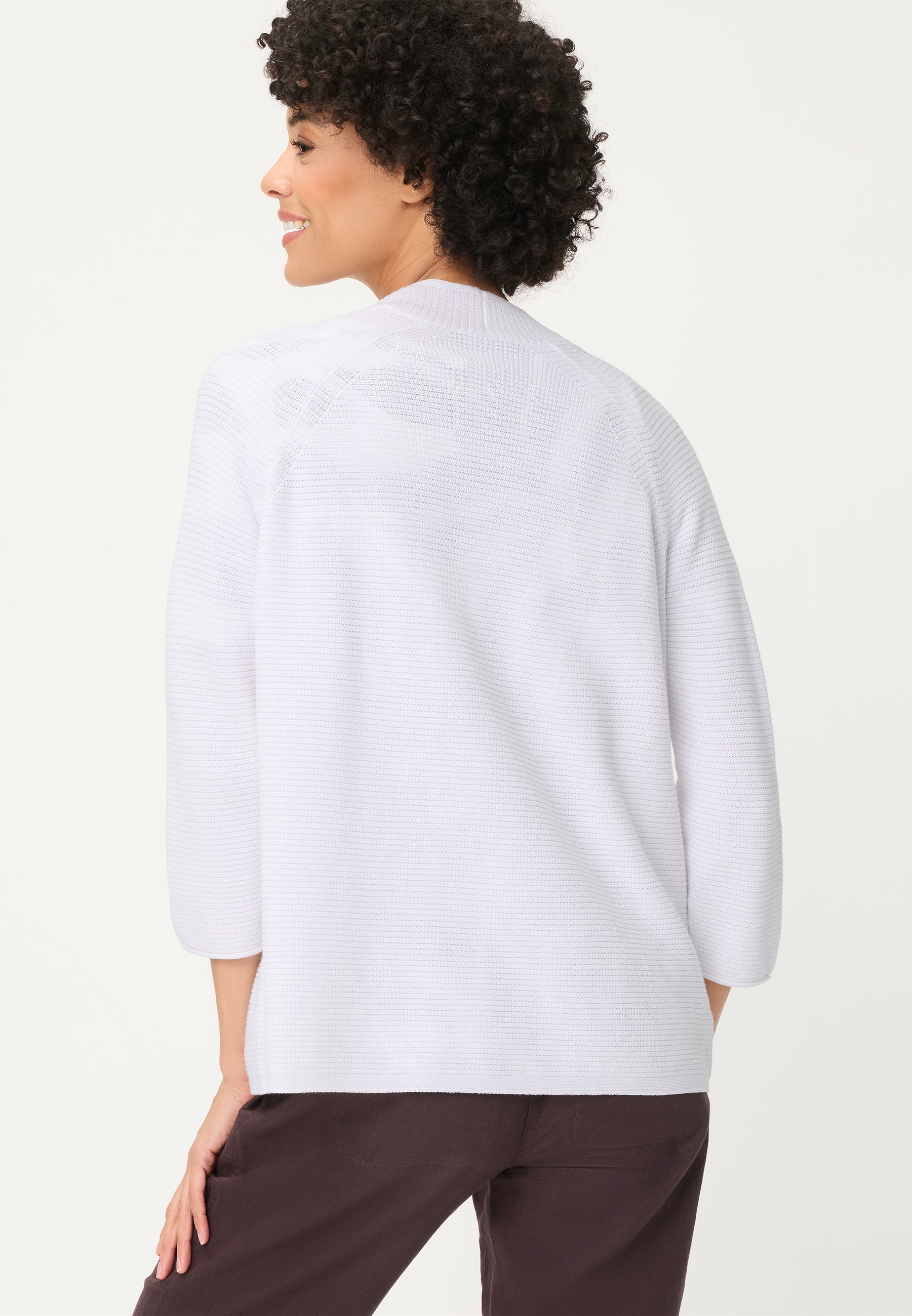Olsen Damen Strickjacken White