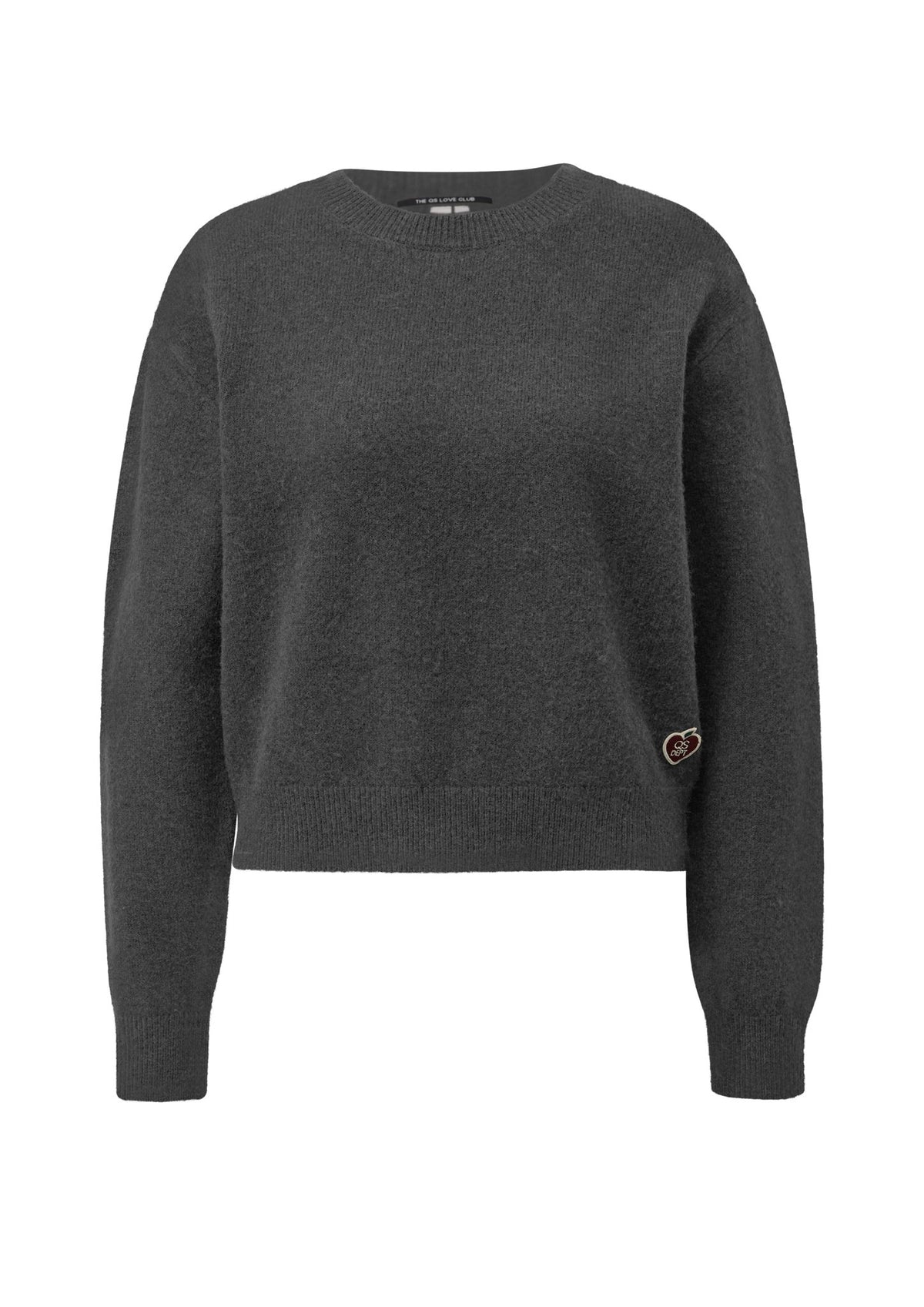 QS by S.Oliver Damen Pullover W Grey/Black