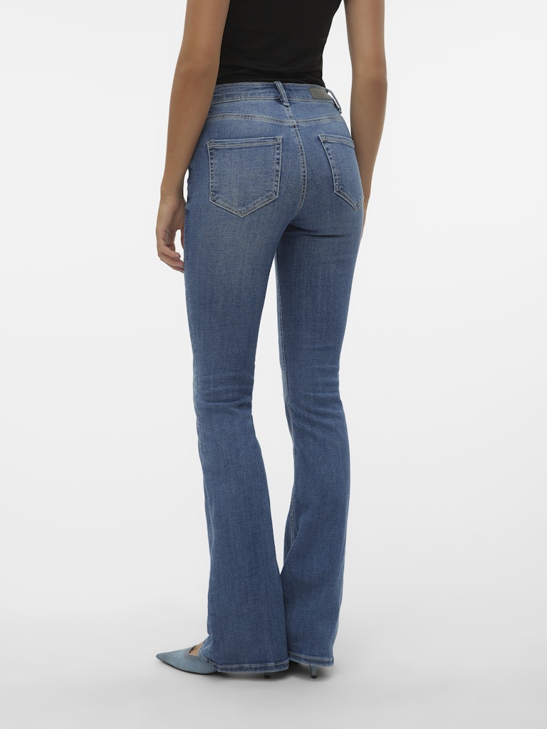 Vero Moda Damen Jeans Medium Blue Den