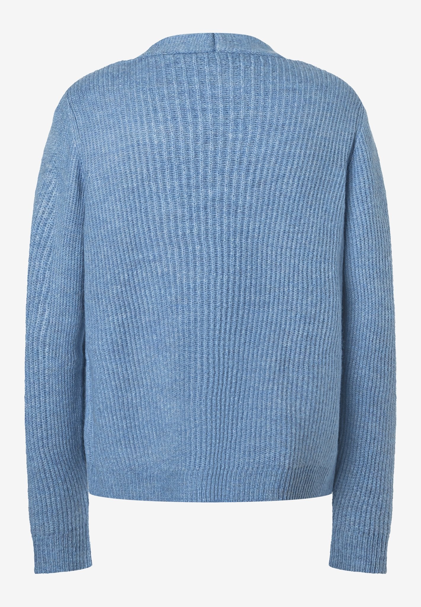 More & More Damen Strickjacken Autumn Blu