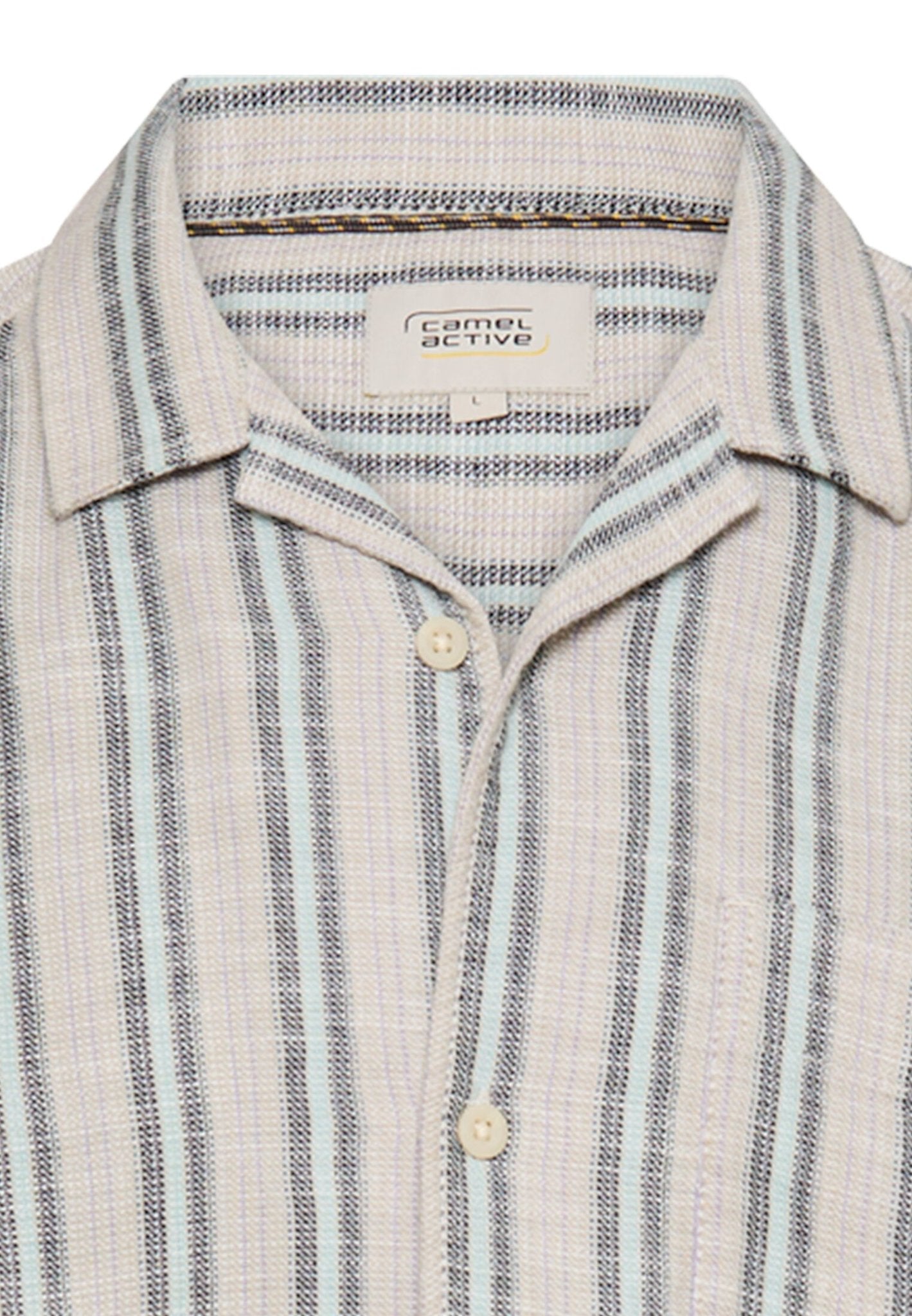 Camel active Herren Hemden kurz Indigo Blue