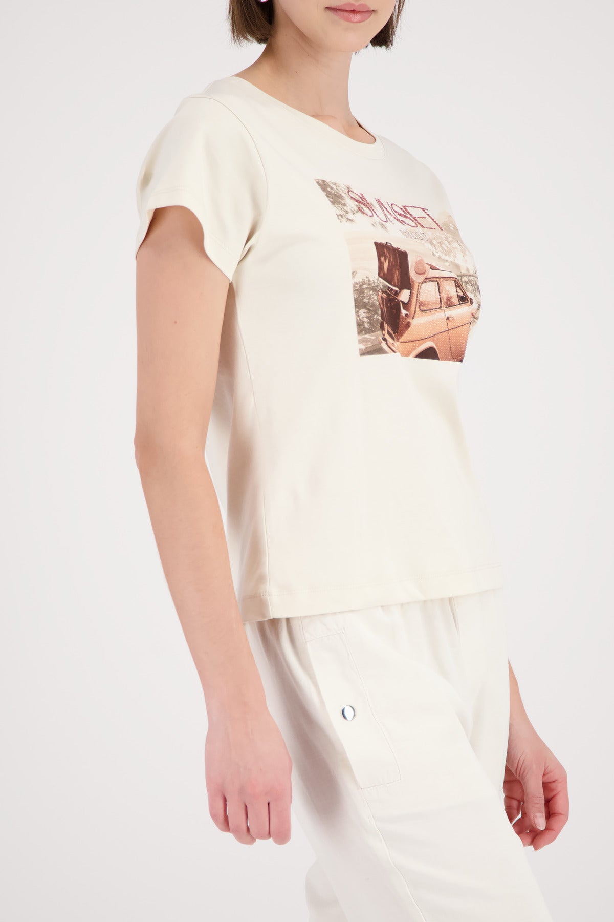 Monari Damen T-Shirts Marble