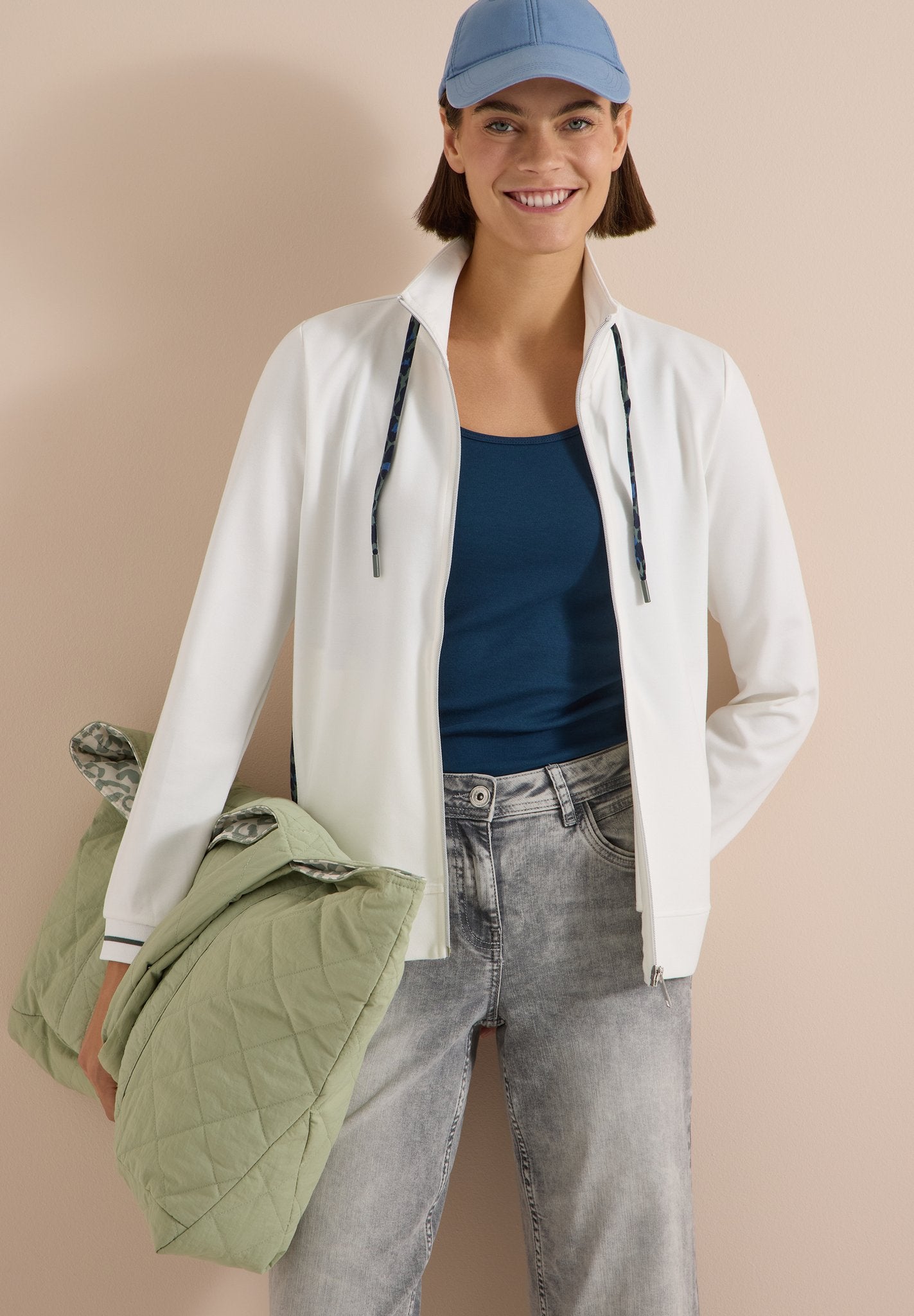 Cecil Damen T-Shirts Vanilla W