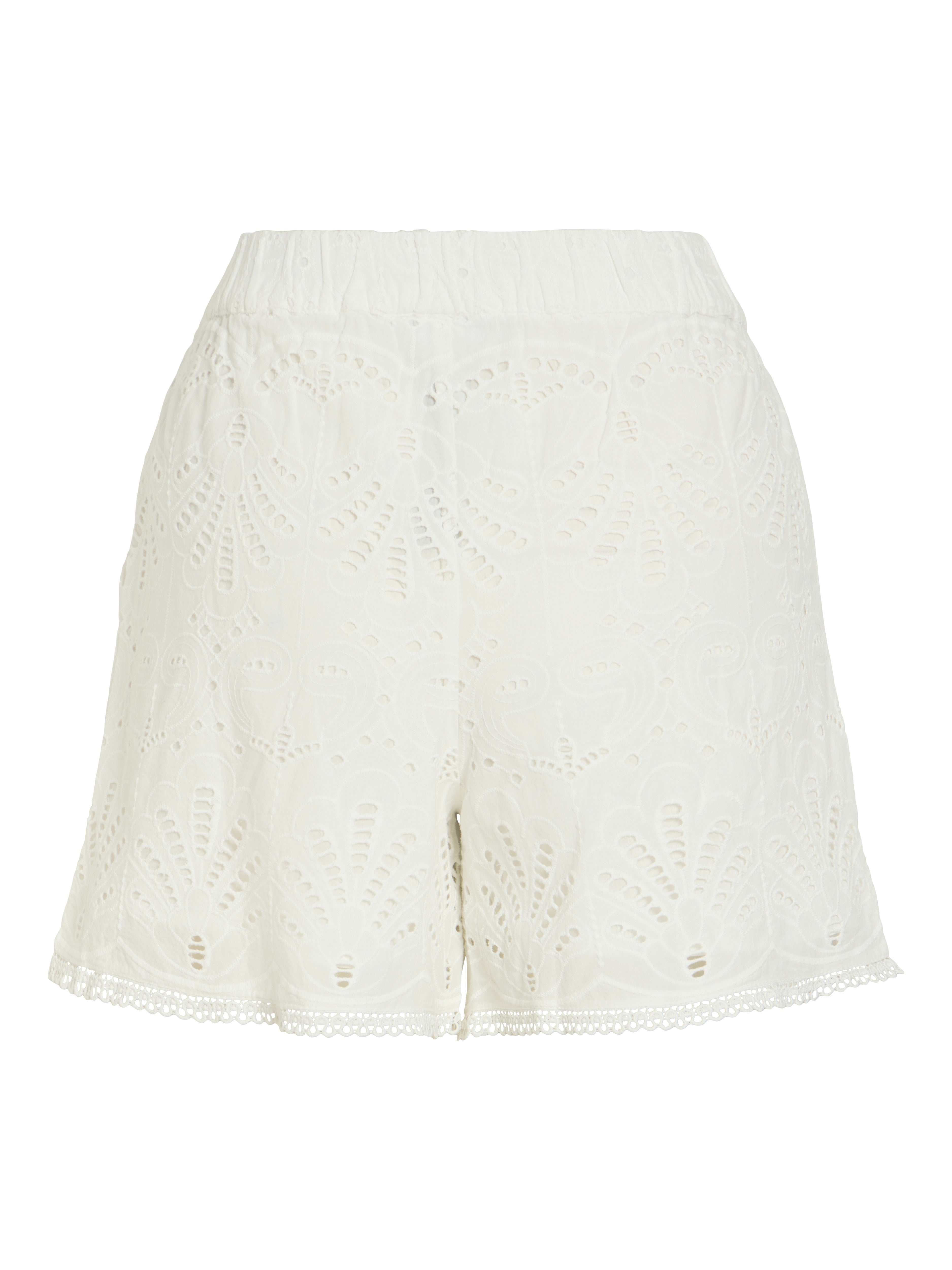 Vila Damen Shorts Cloud Dancer