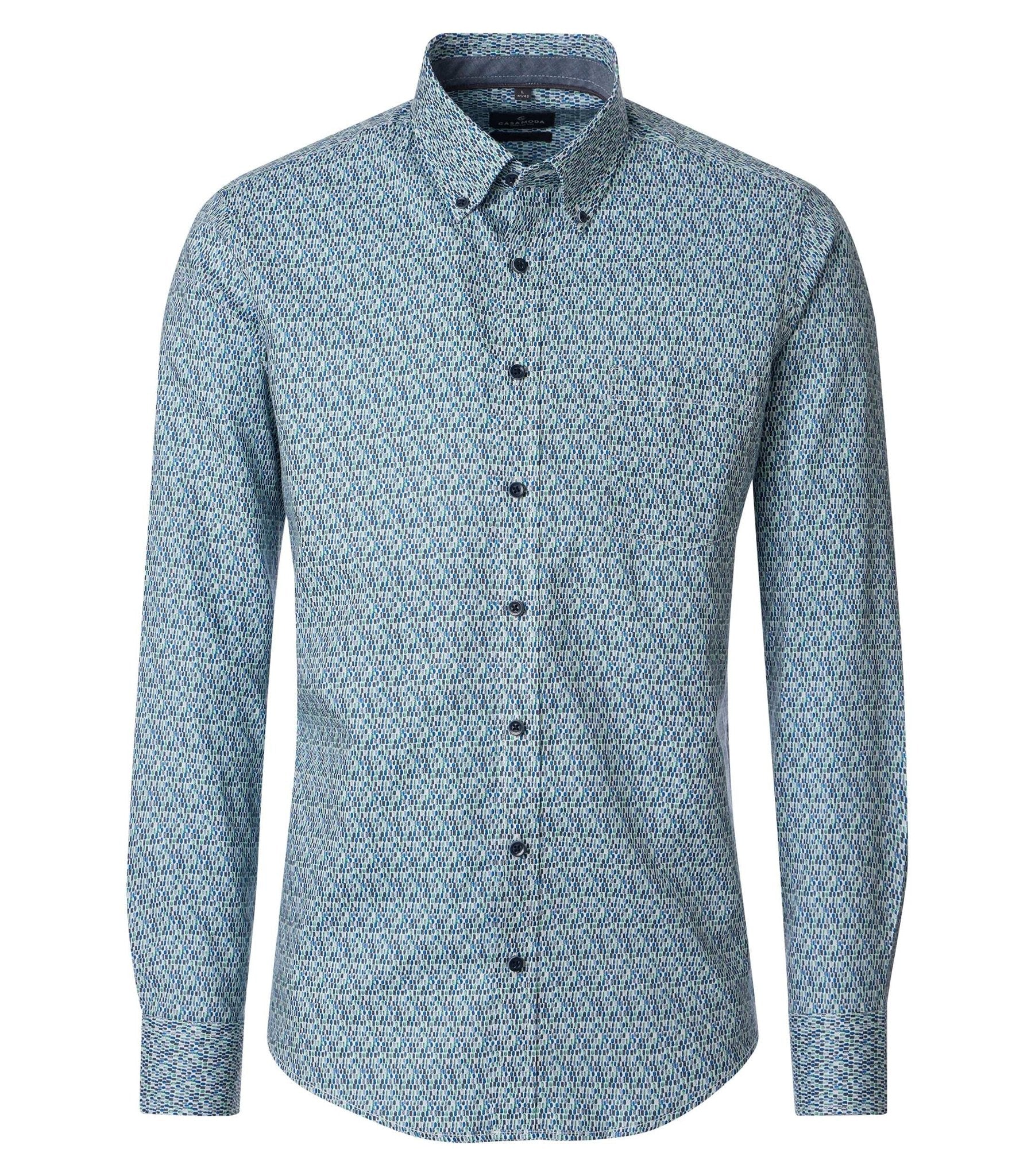Casa Moda Herren Hemden Blau