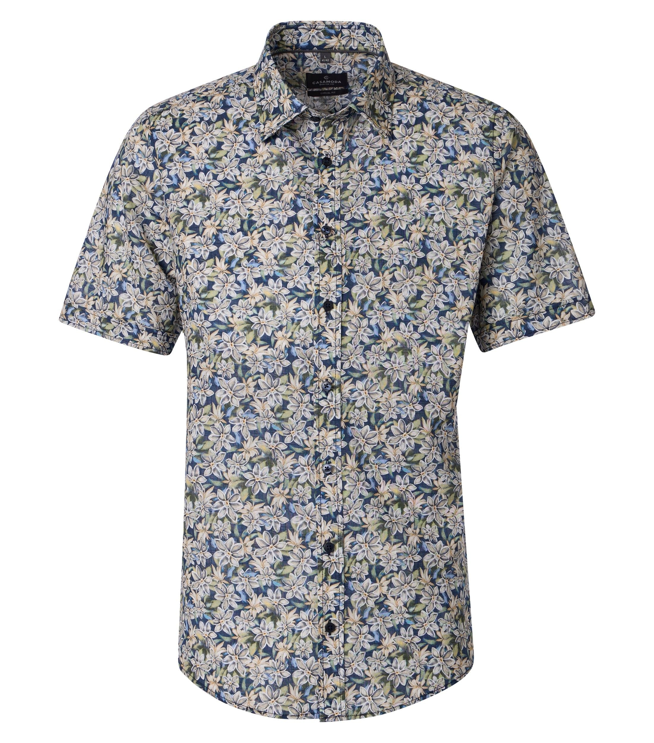 Casa Moda Herren Hemden kurz Blau
