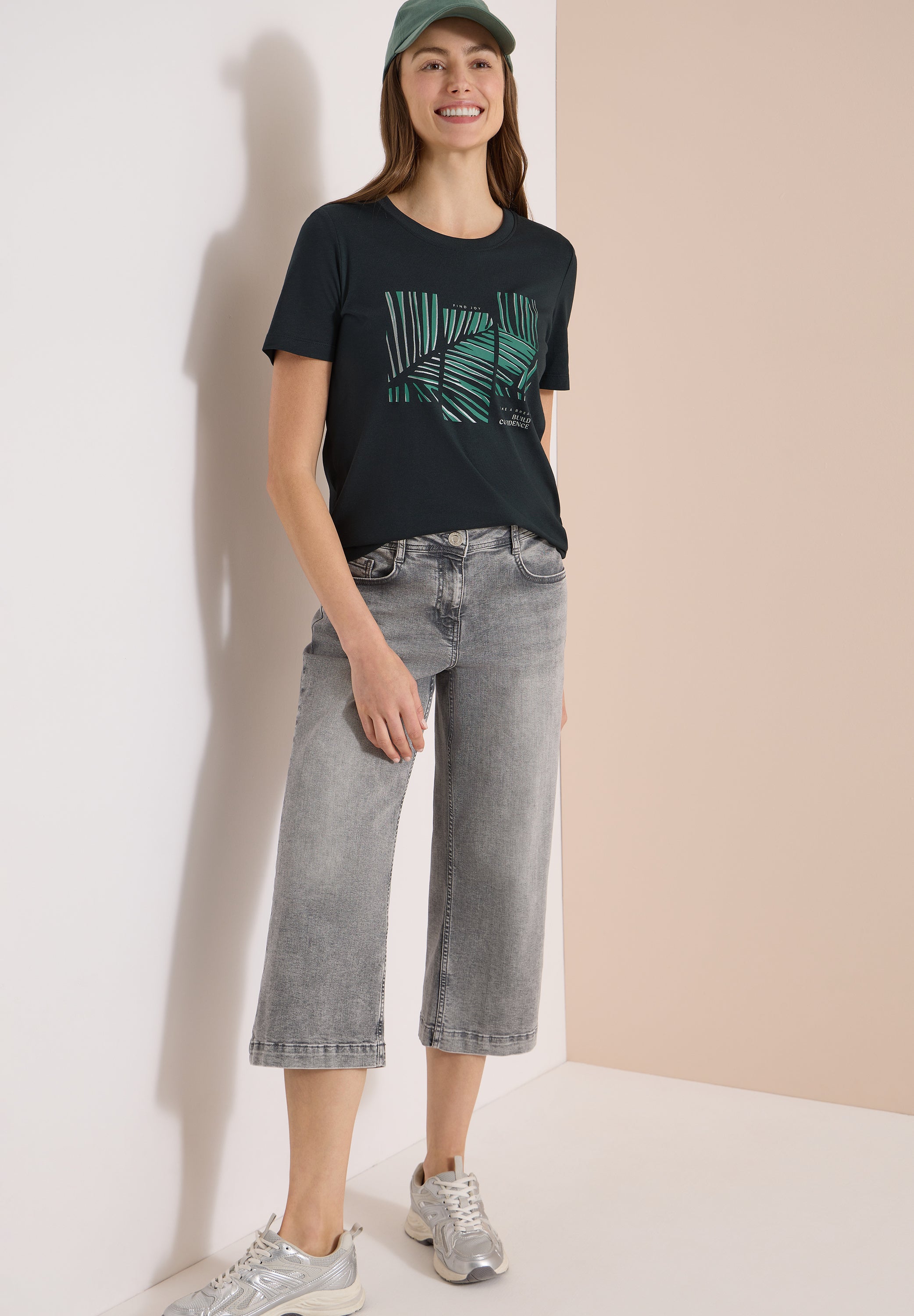 Cecil Damen T-Shirts Palm Bree