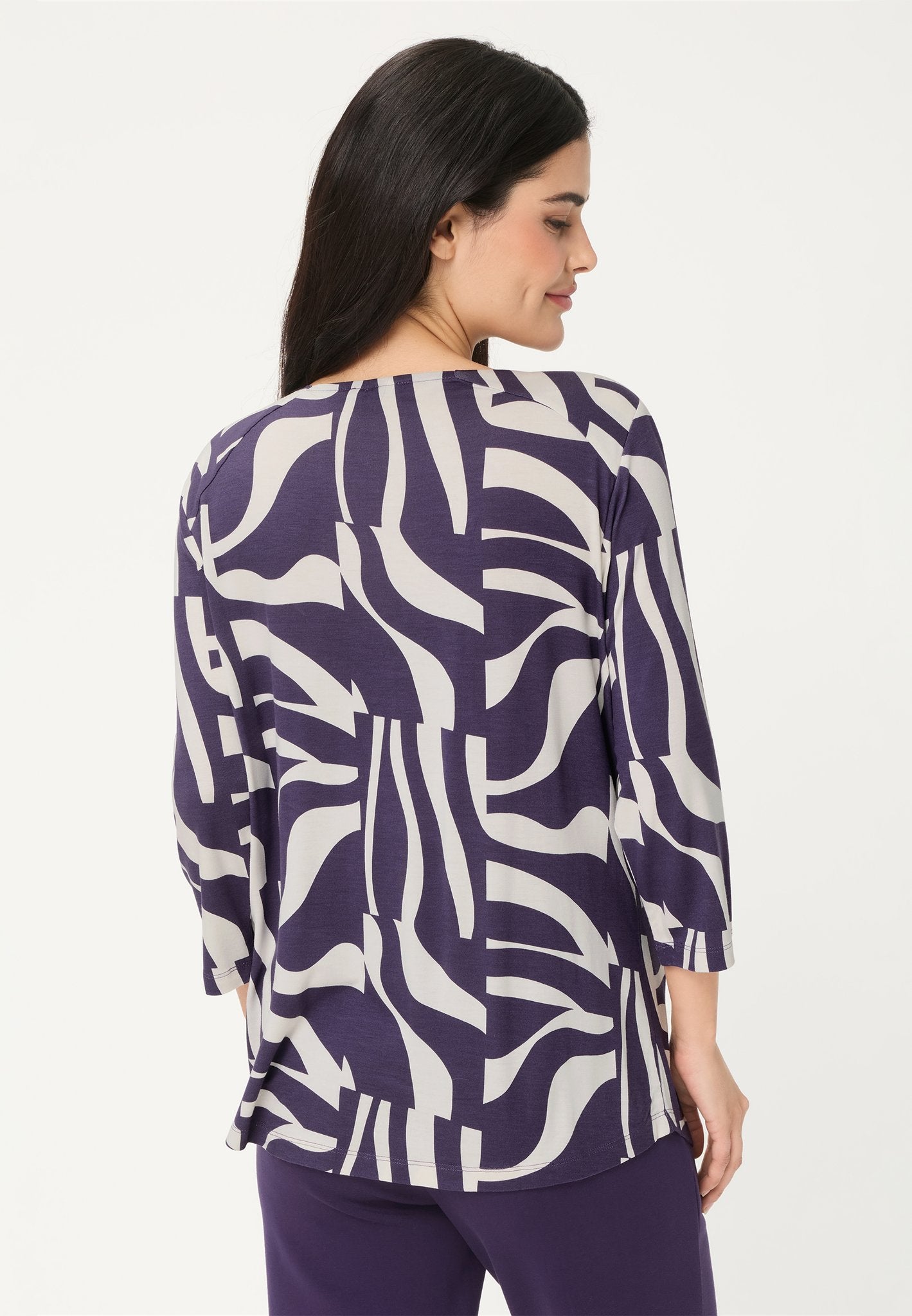 Olsen Damen T-Shirts Plum