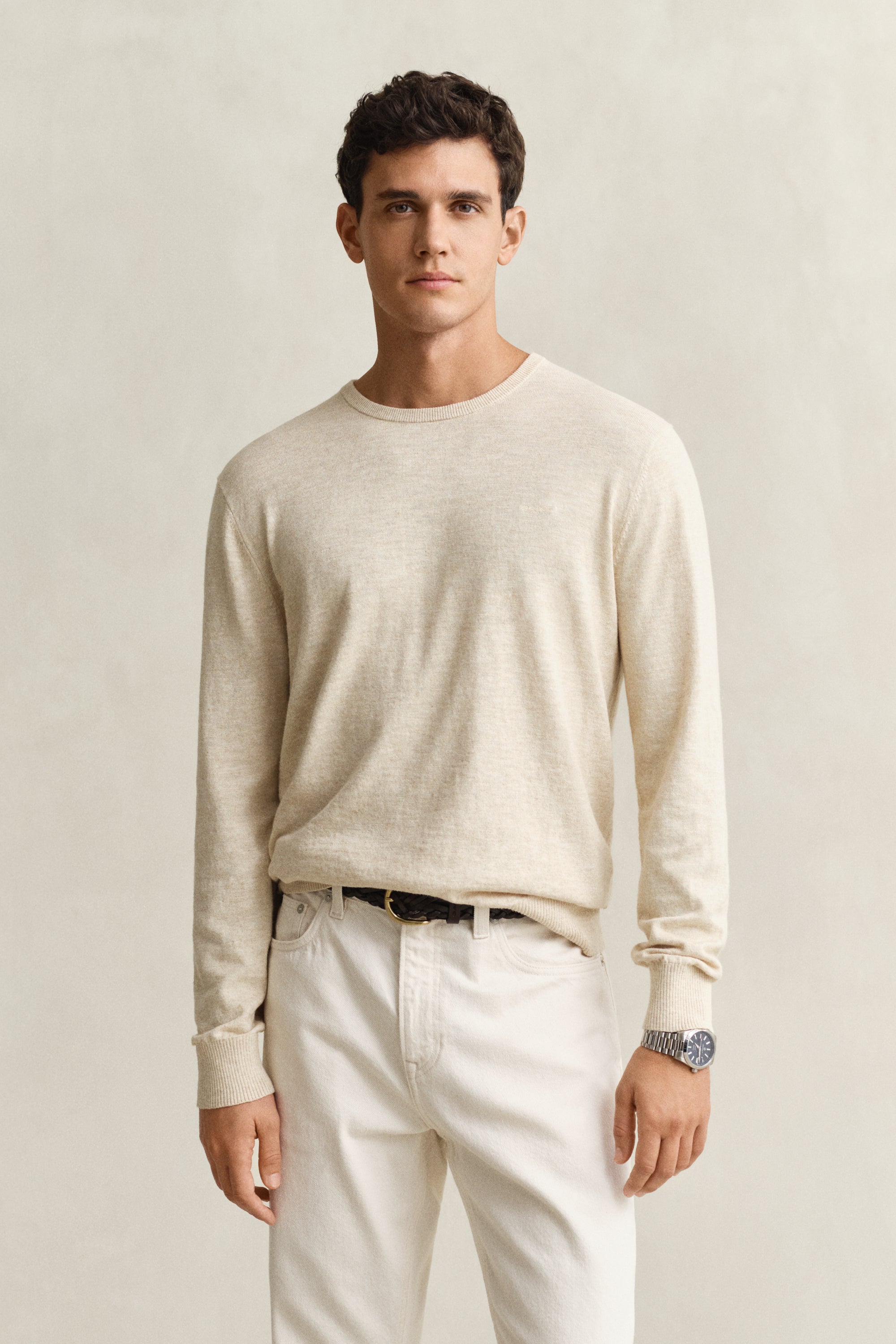 Gant Herren Pullover Seed Melang