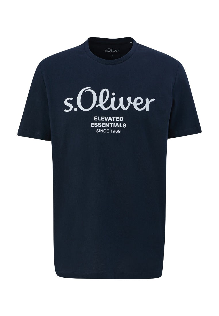 S. Oliver red Herren T-Shirts kurz Blue Green Blac