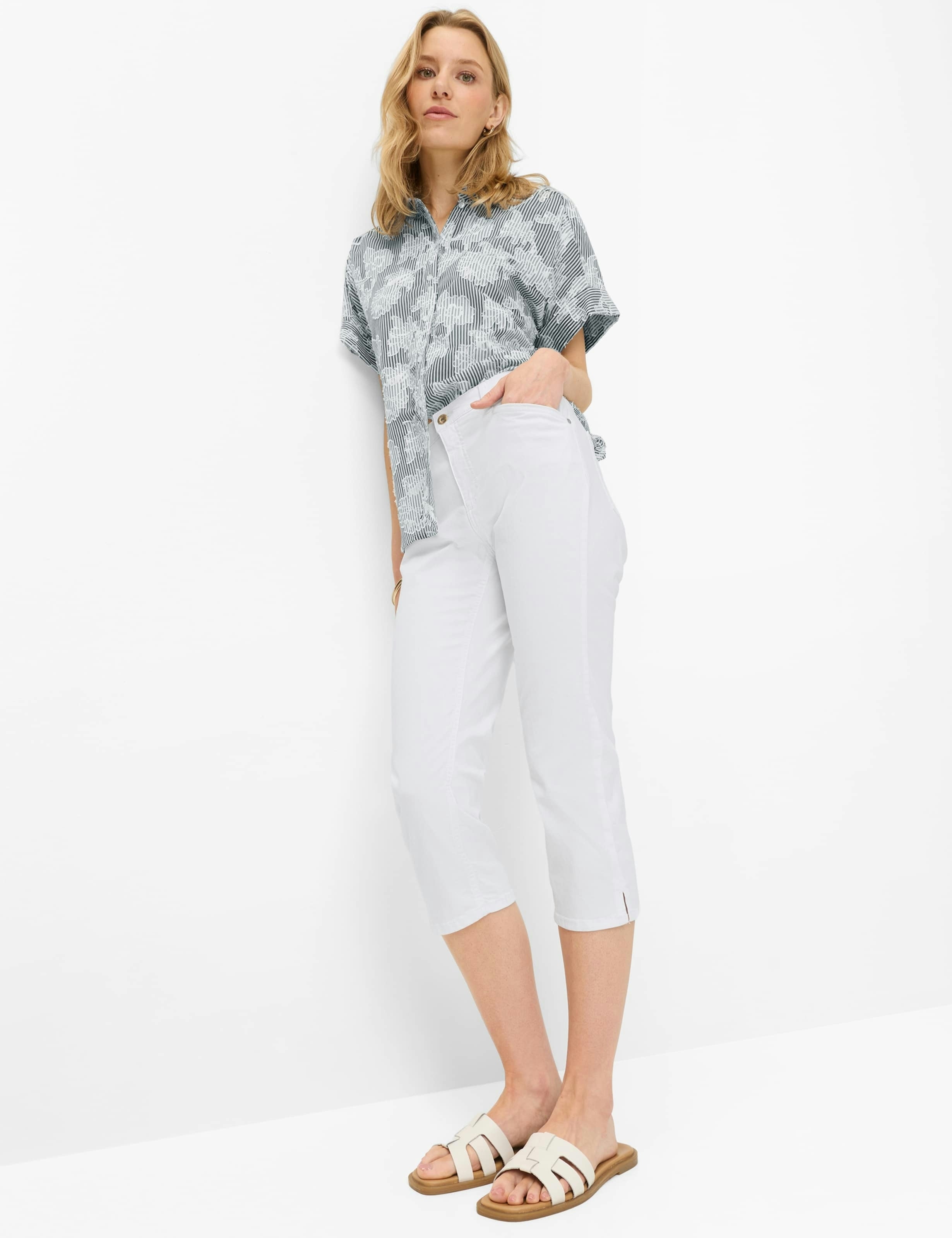 Brax Damen Jeans White