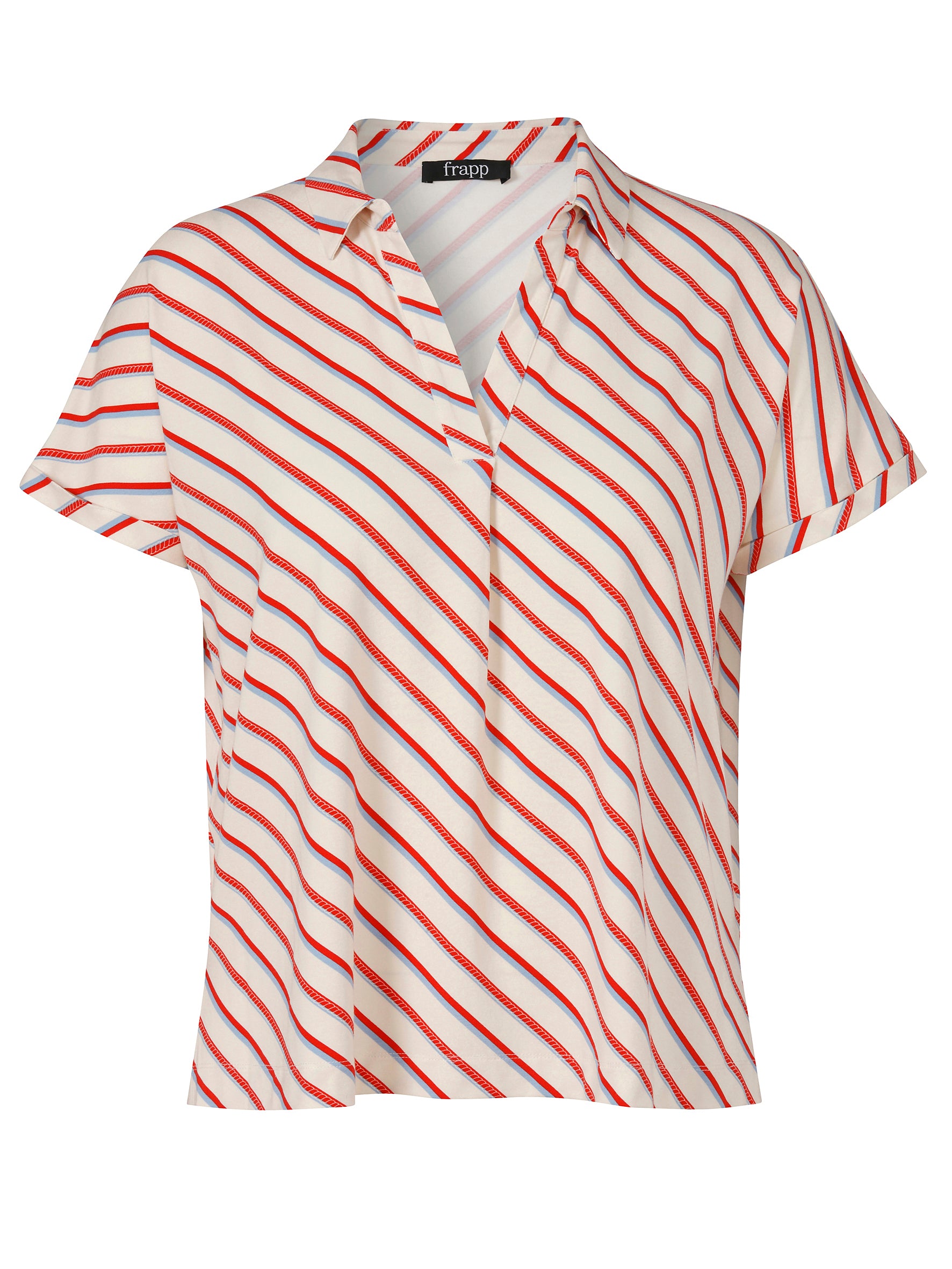 Frapp Damen Blusen kurz Butter Mult