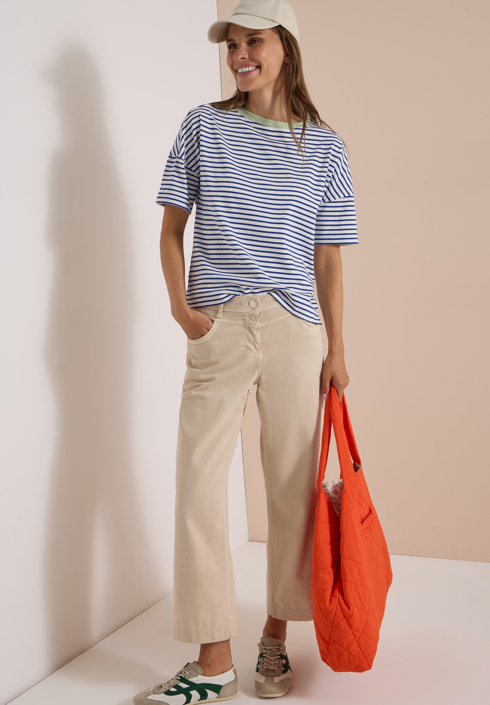 Cecil Damen T-Shirts Deep Rive