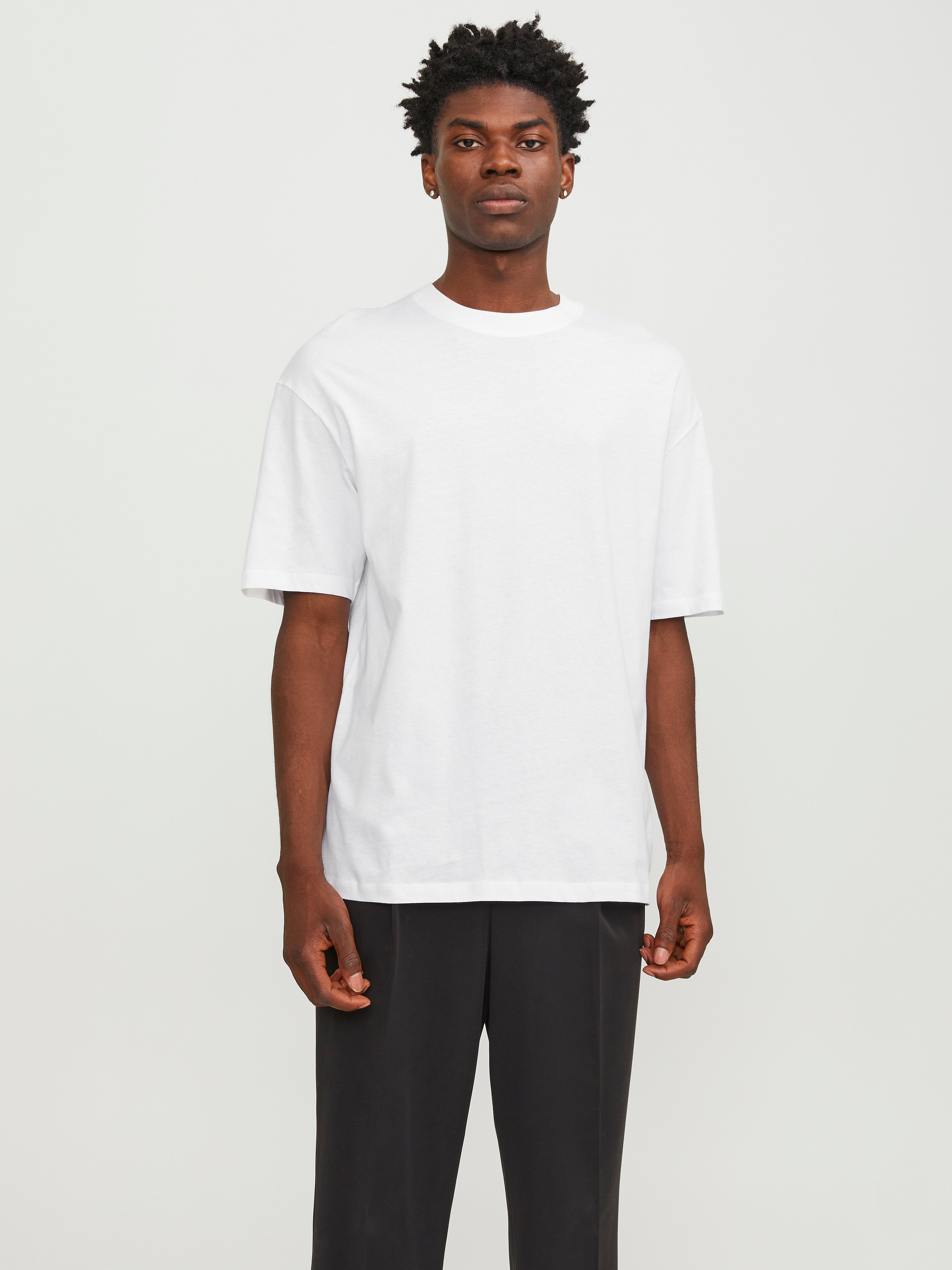 Jack & Jones Herren T-Shirts kurz White