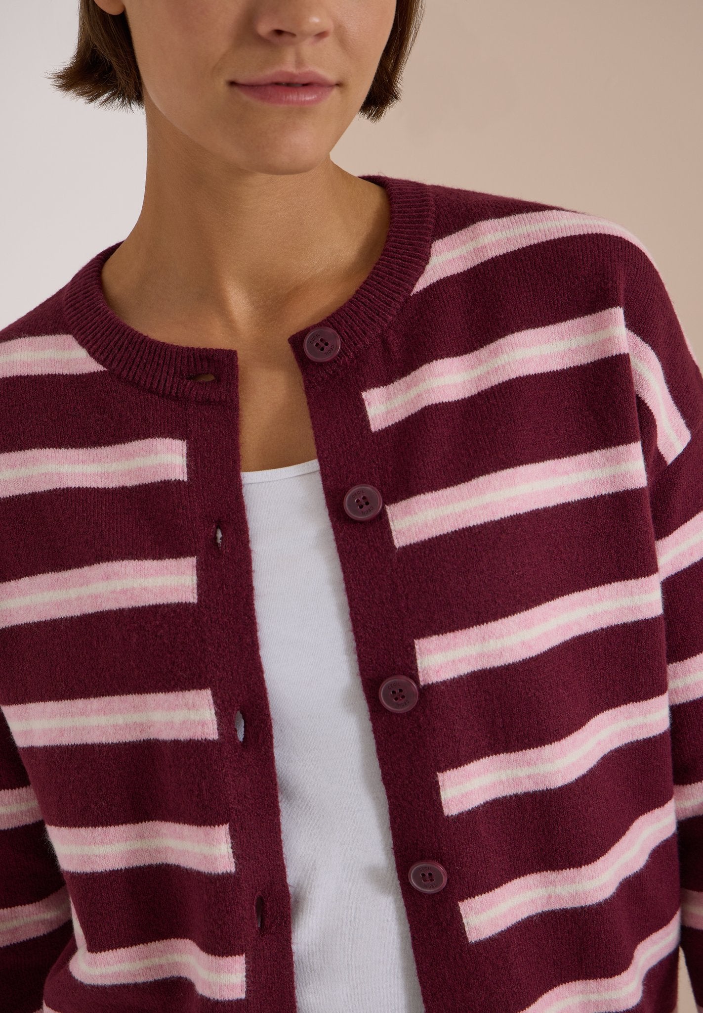 Cecil Damen Strickjacken Red Wine
