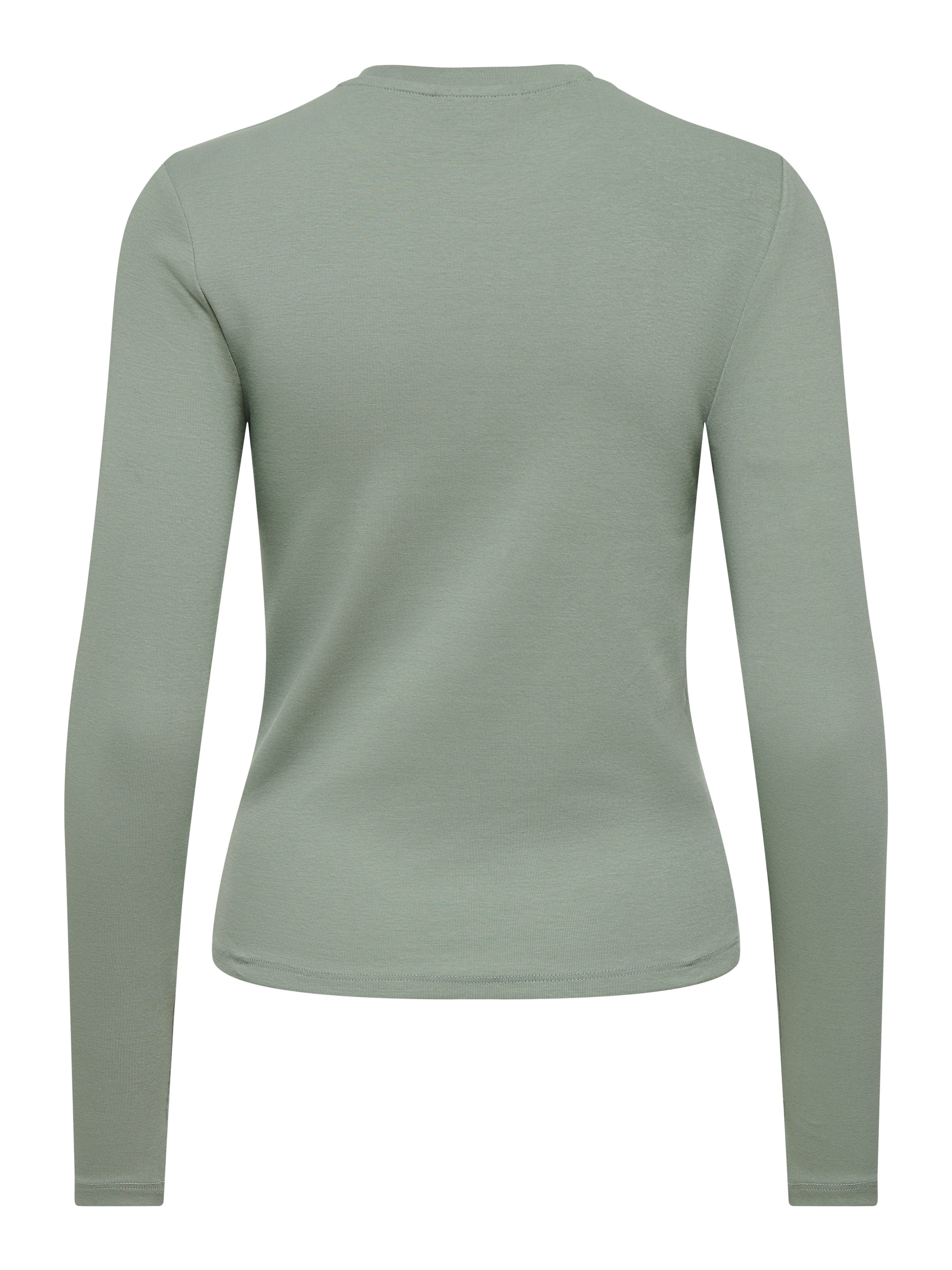 only Damen T-Shirts Green Milieu