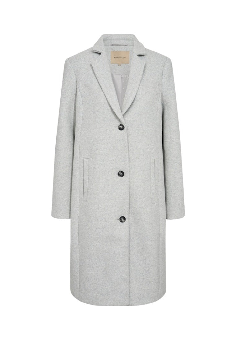 Soya Concept Damen Jacken Lt Grey Melange