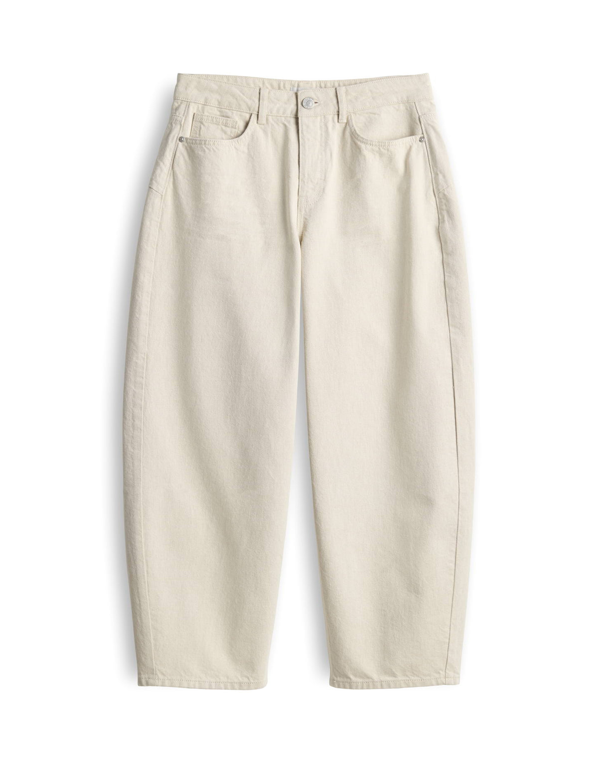 Opus Damen Jeans Soft Cream