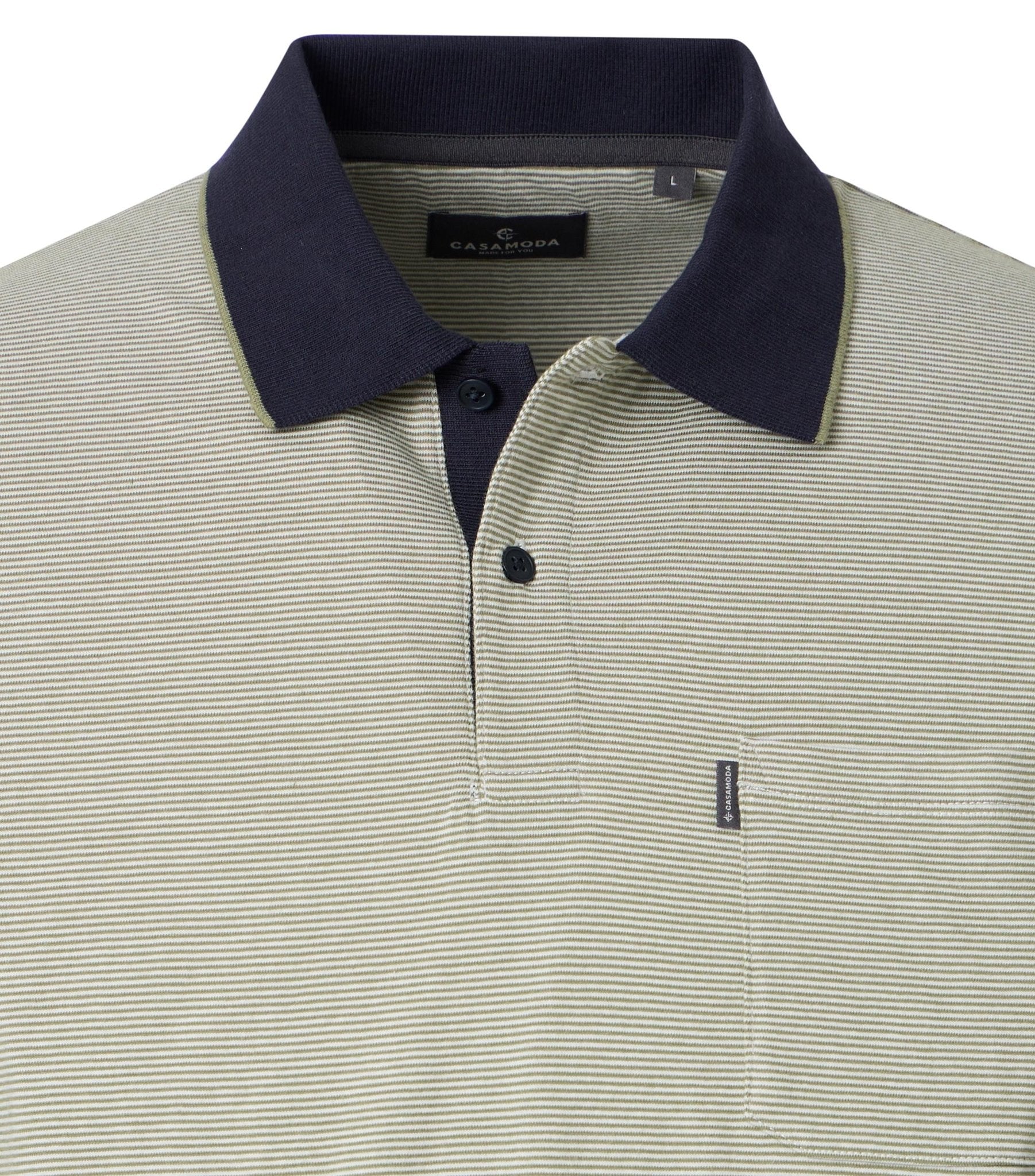 Casa Moda Herren Polo-Shirts Gruen