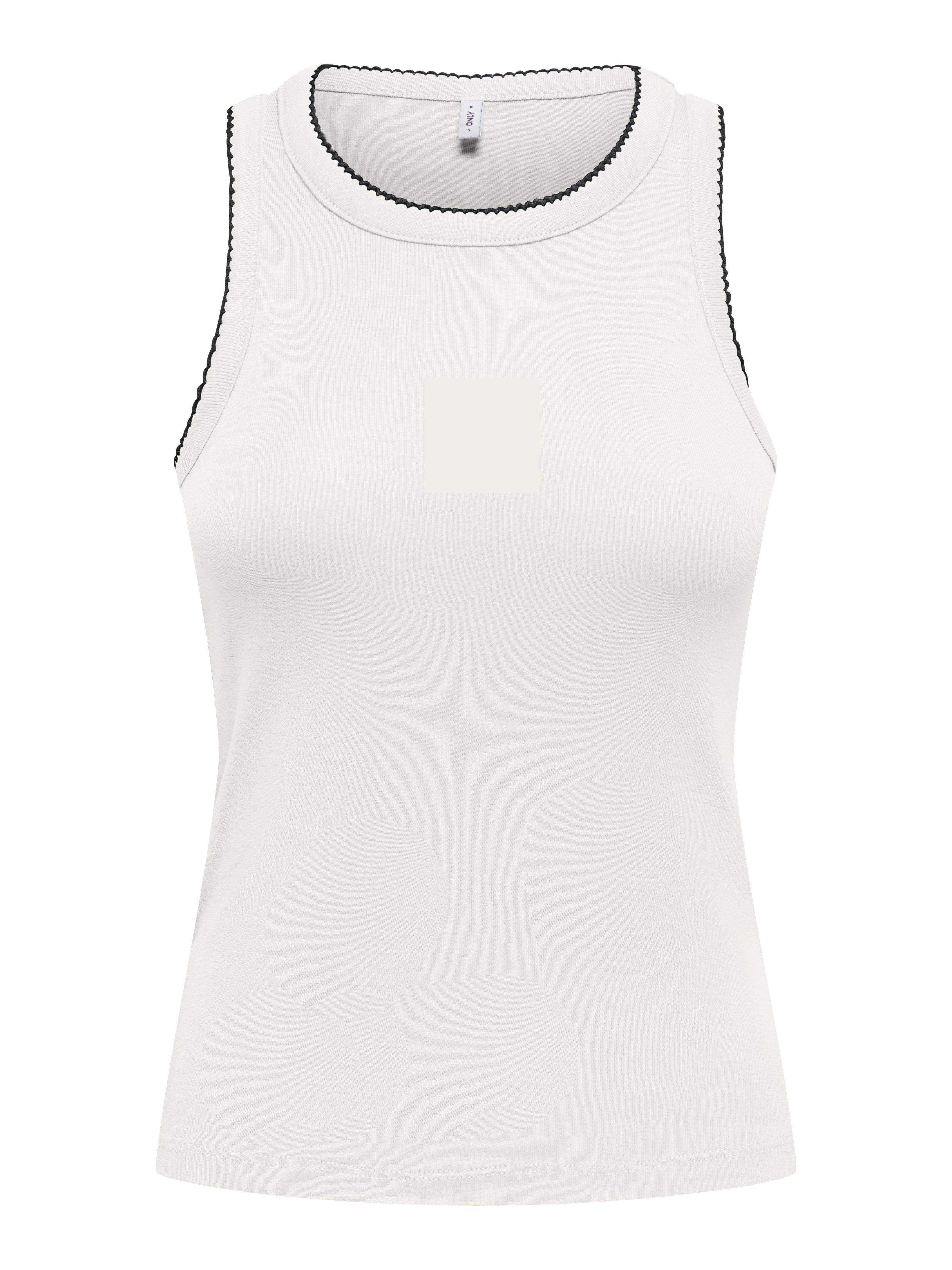 Only Damen Tops Cloud Dancer/St
