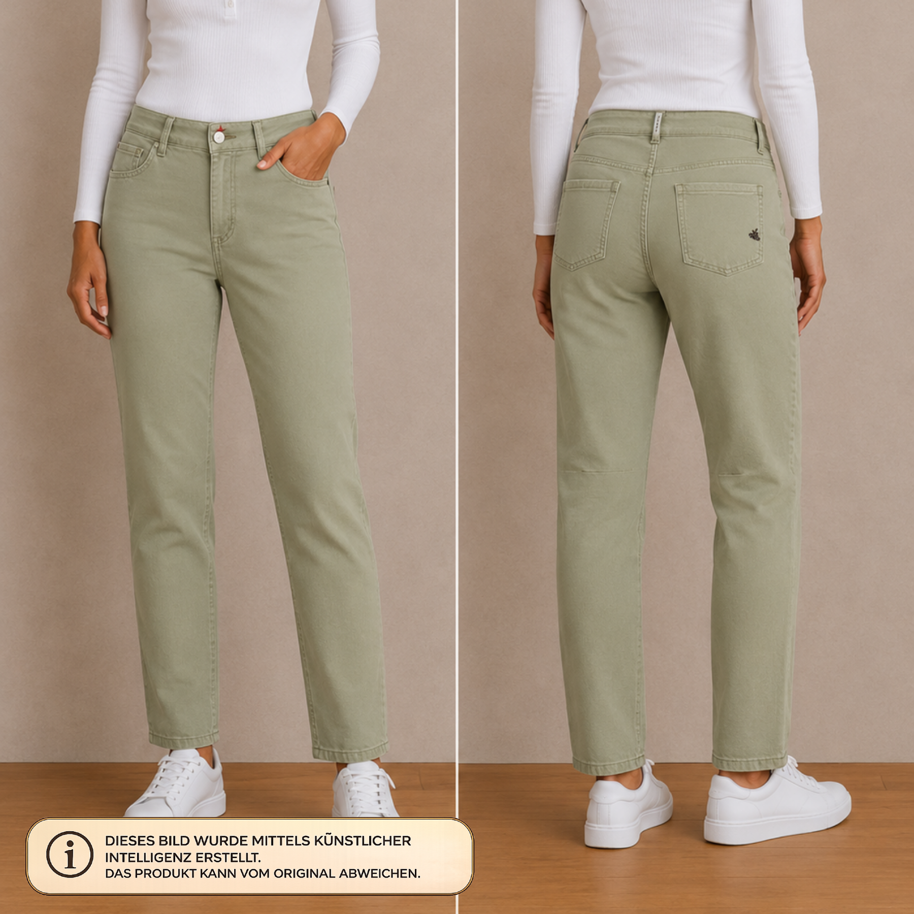 Buena Vista Damen Jeans Aloe