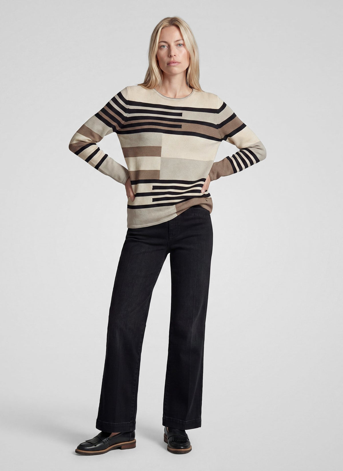 Rabe Damen Pullover Taupe
