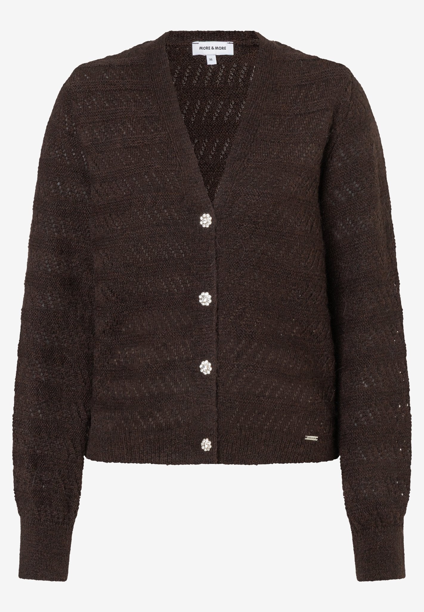 More & More Damen Strickjacken Espresso B