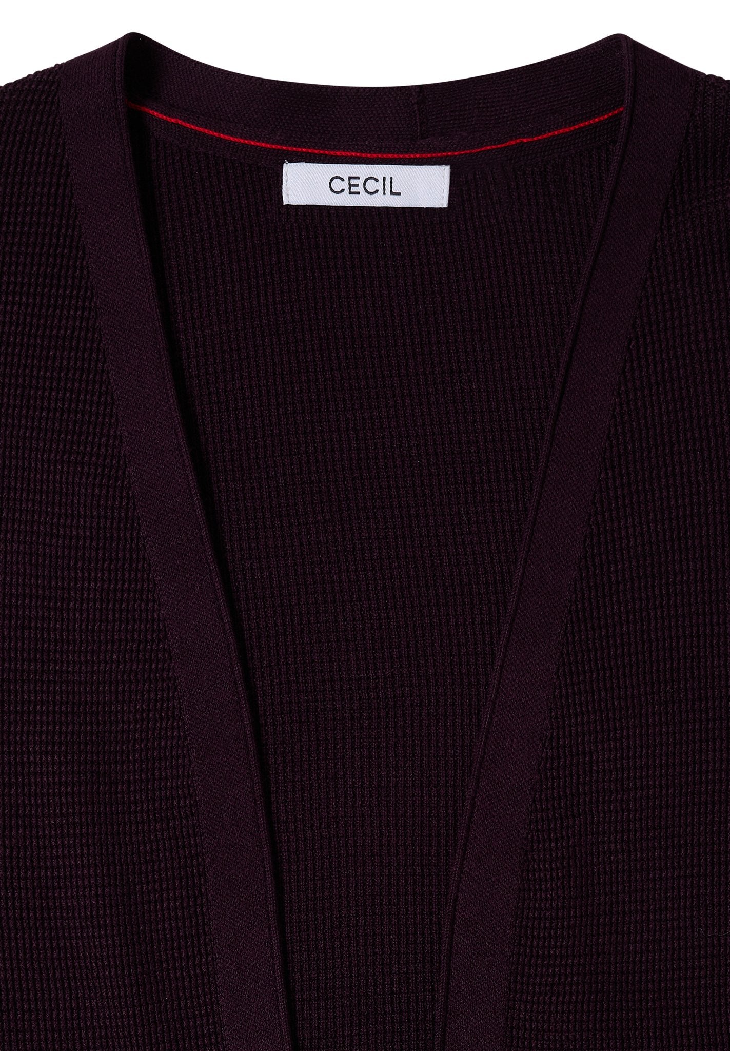 Cecil Damen Strickjacken Eggplant