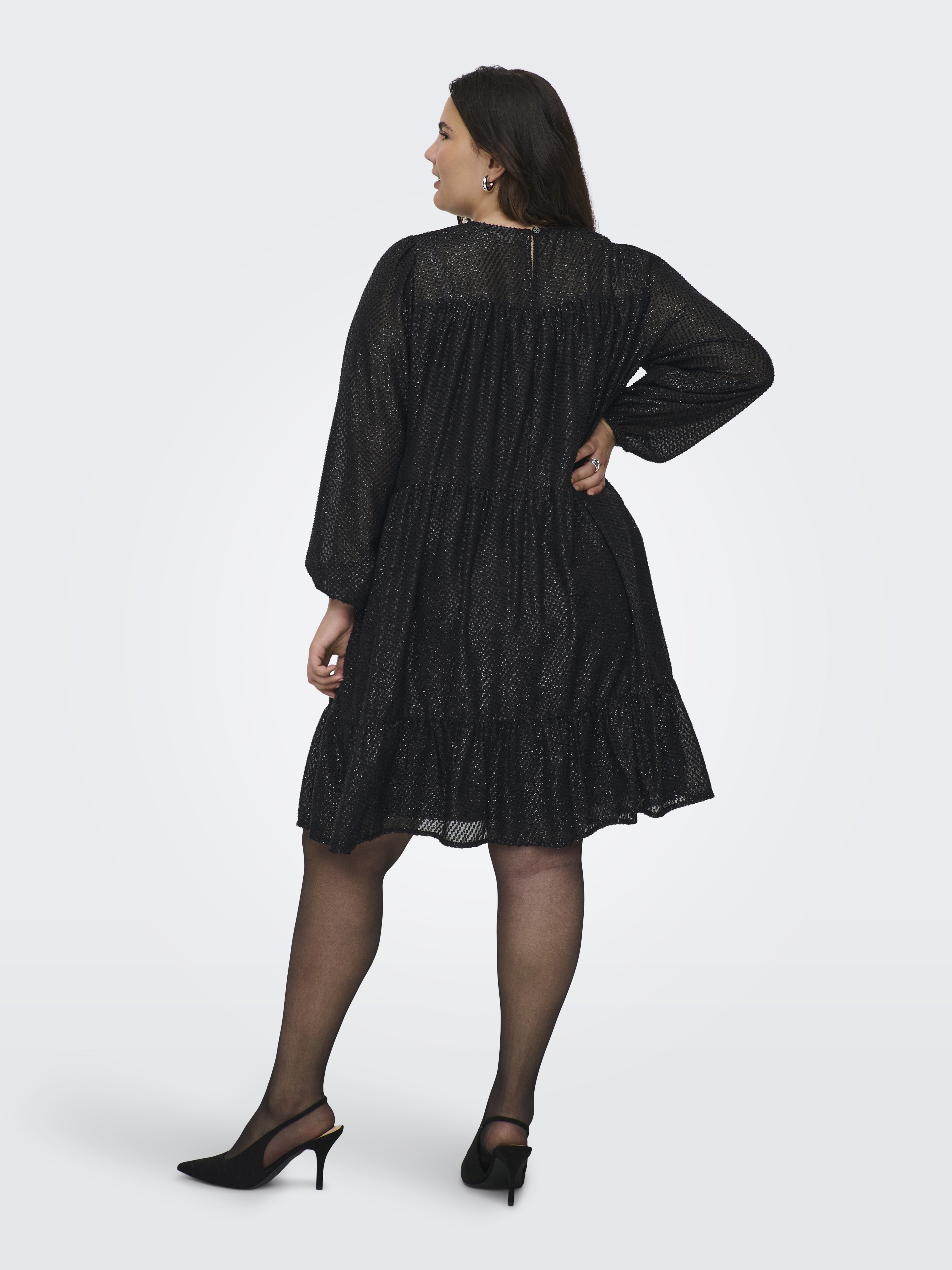Only Caramkoma Damen Kleider Black