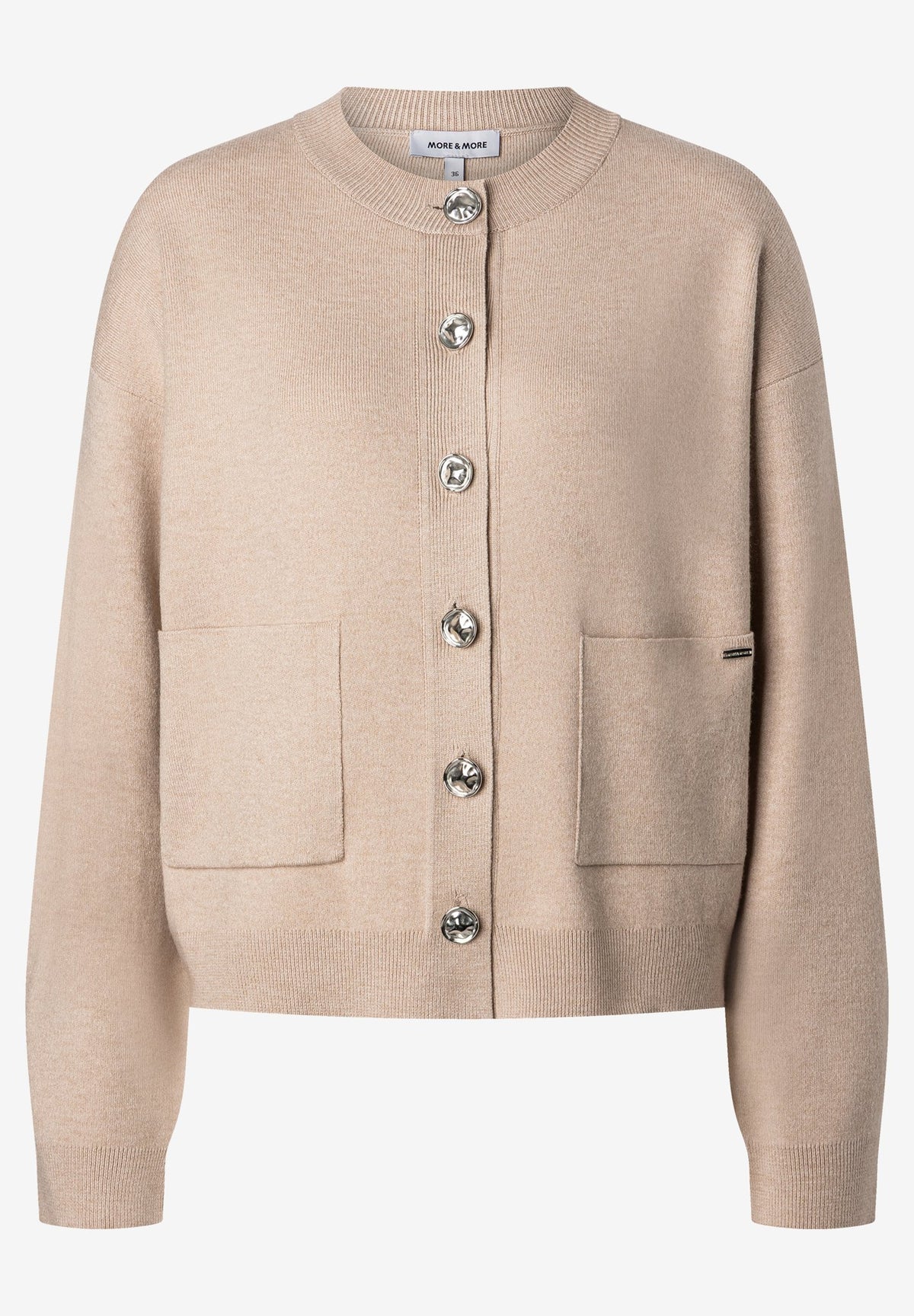 More & More Damen Strickjacken Almond Mel