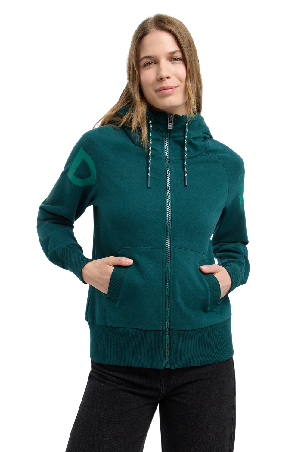 Elbsand Damen Sweatjacken Dark Ivy