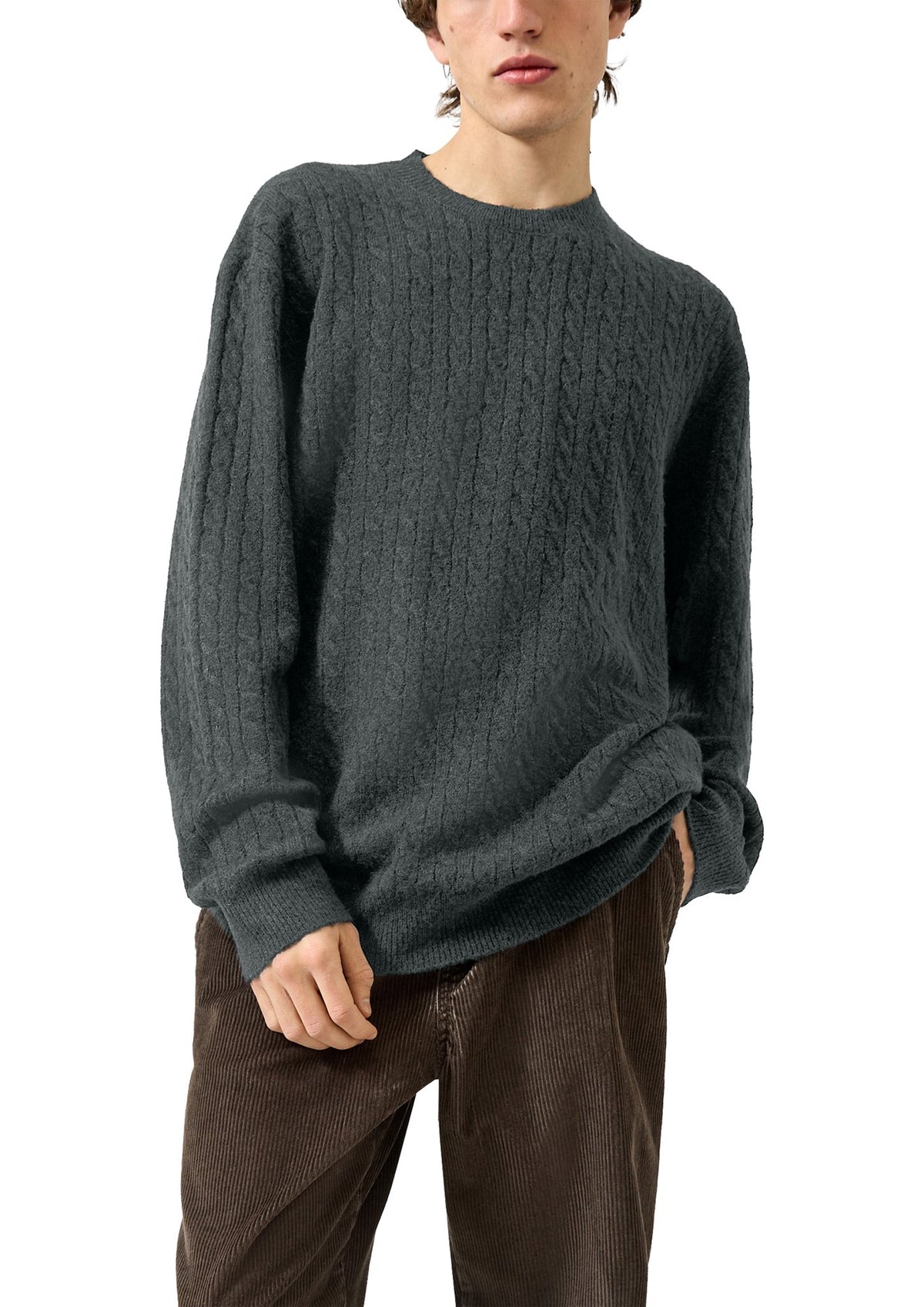 QS by S.Oliver Herren Pullover Blue Green