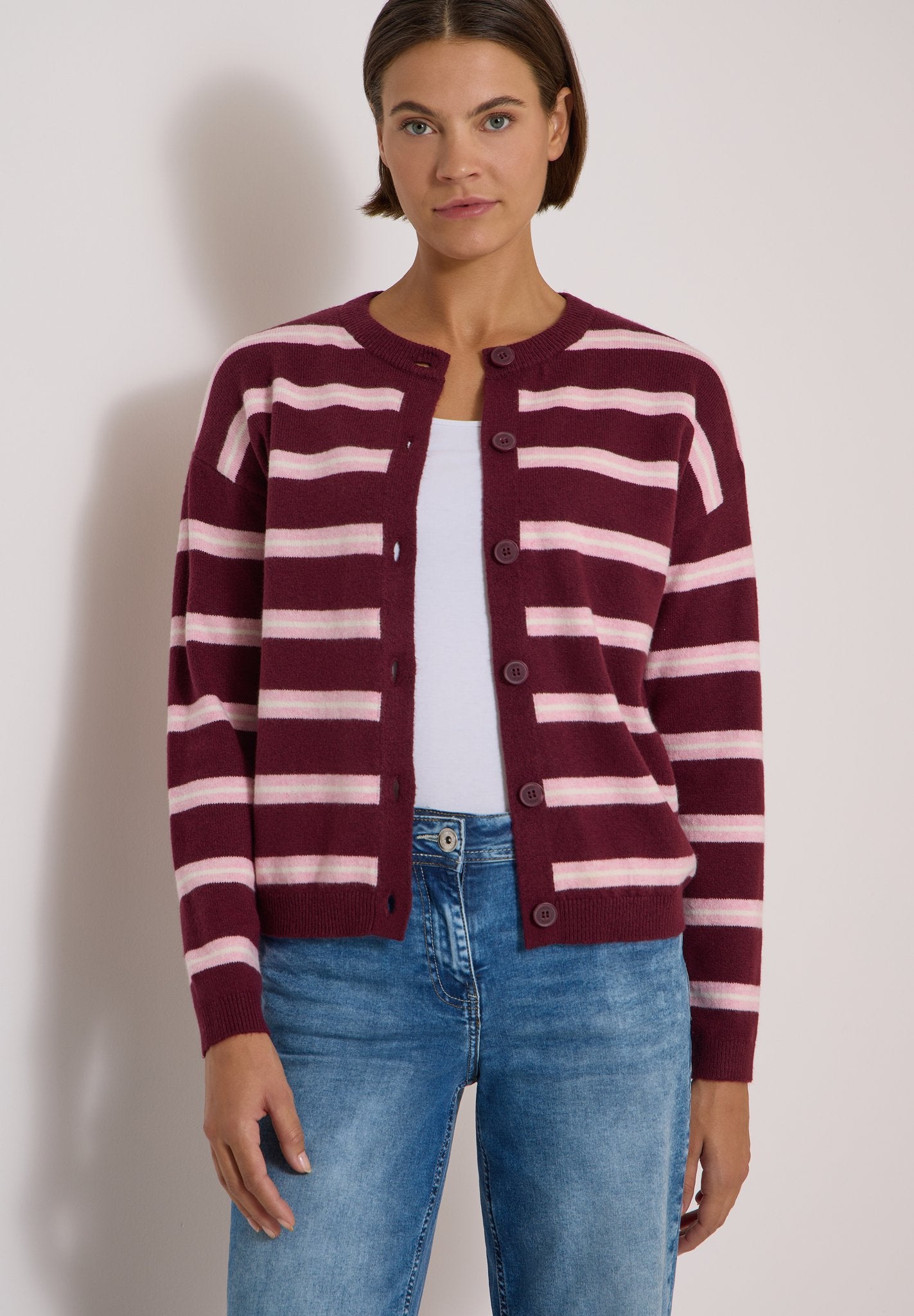 Cecil Damen Strickjacken Red Wine