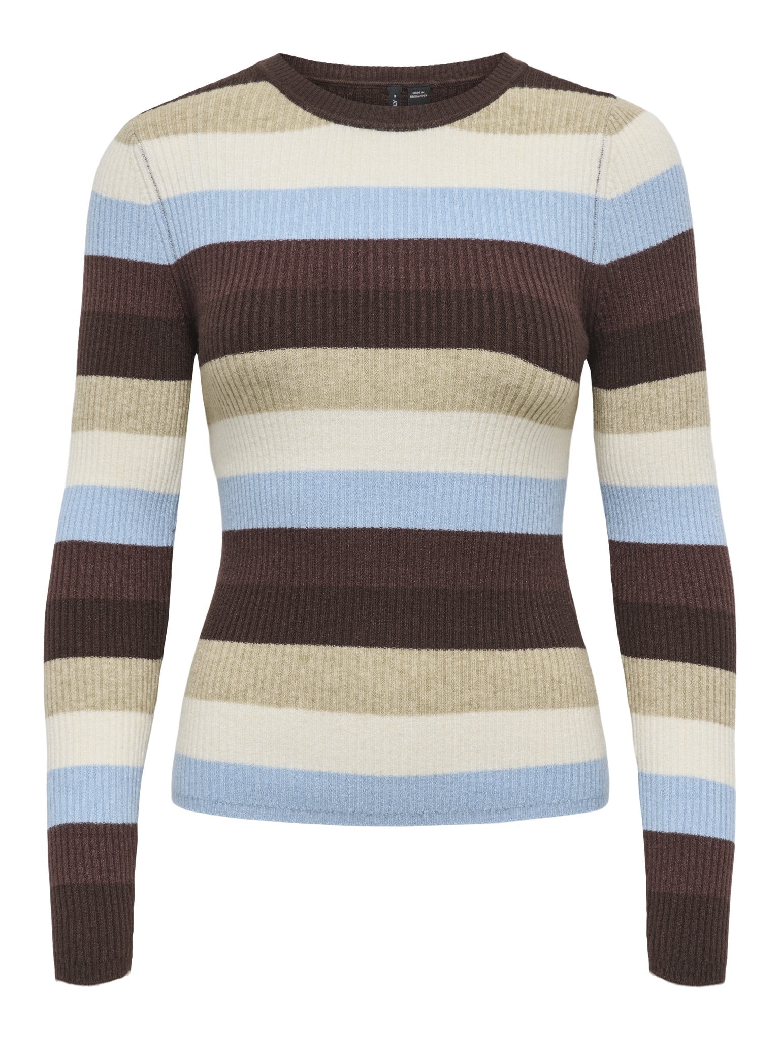 only Damen Pullover Coffee Bean/Hum