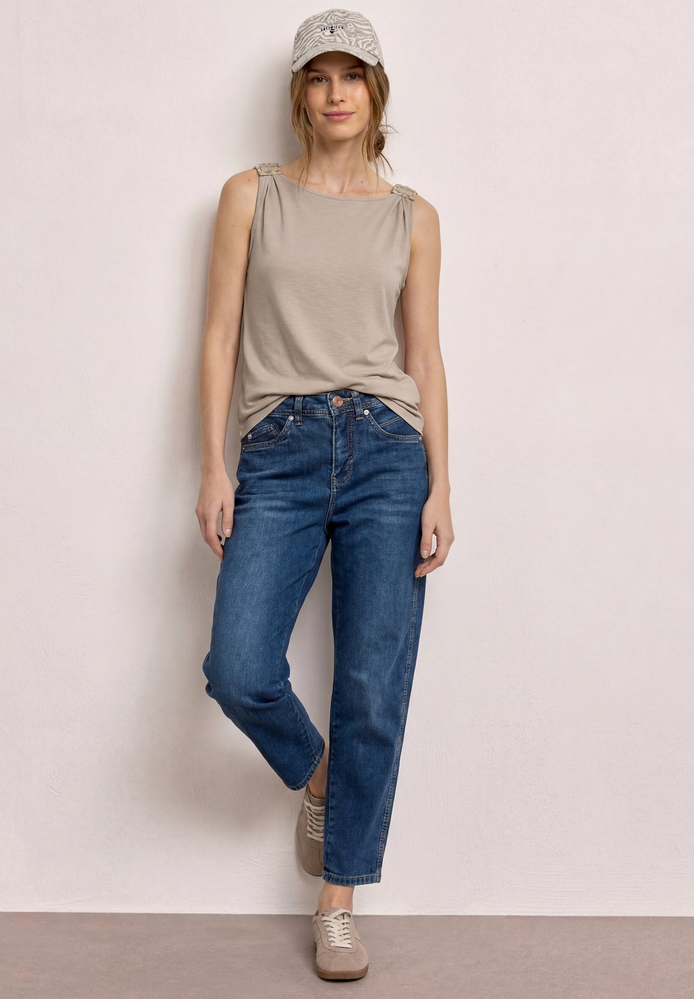 Street One Damen T-Shirts Clay Sand