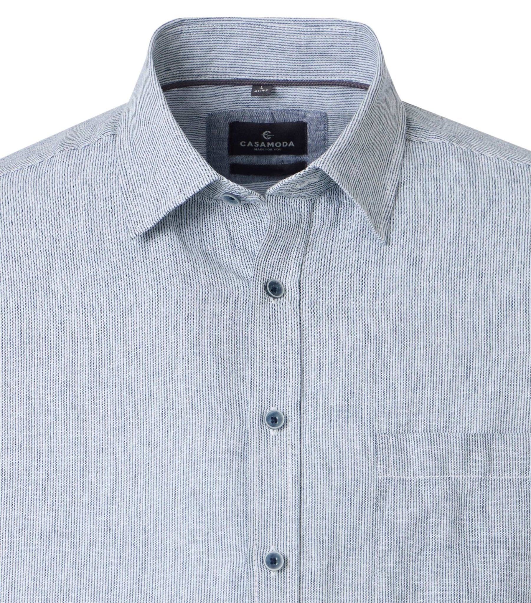 Casa Moda Herren Hemden kurz Blau