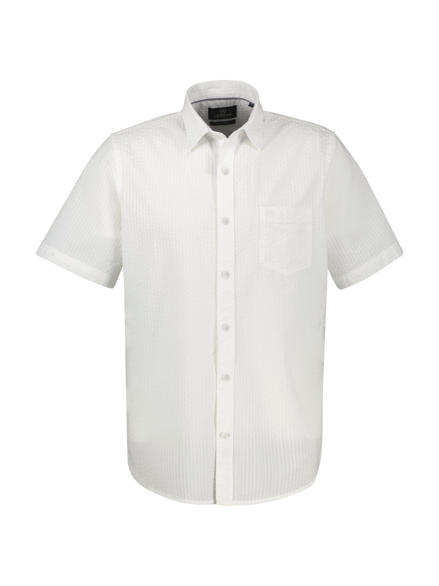 Lerros Herren Hemden kurz White
