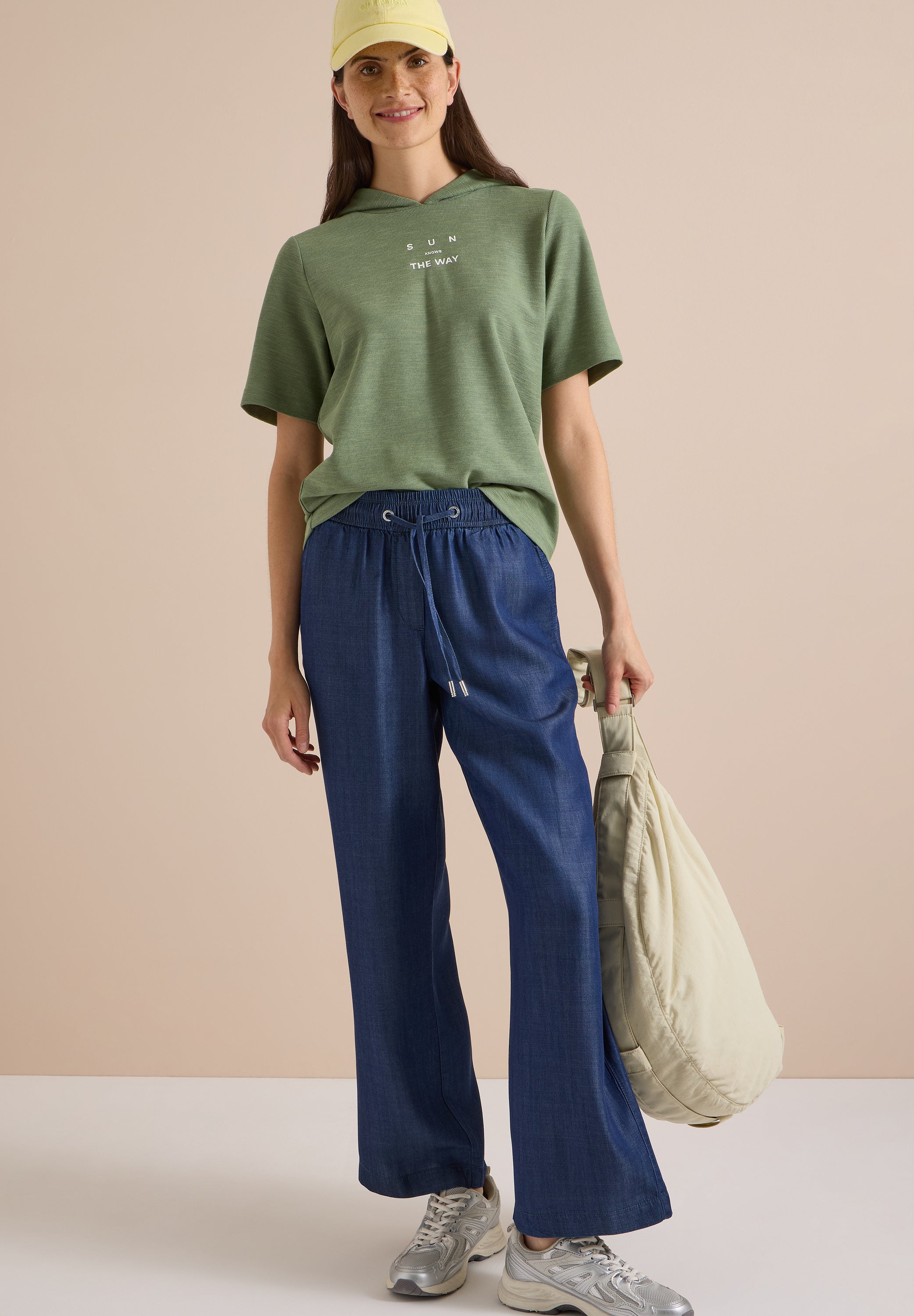Cecil Damen Hosen Dark Blue