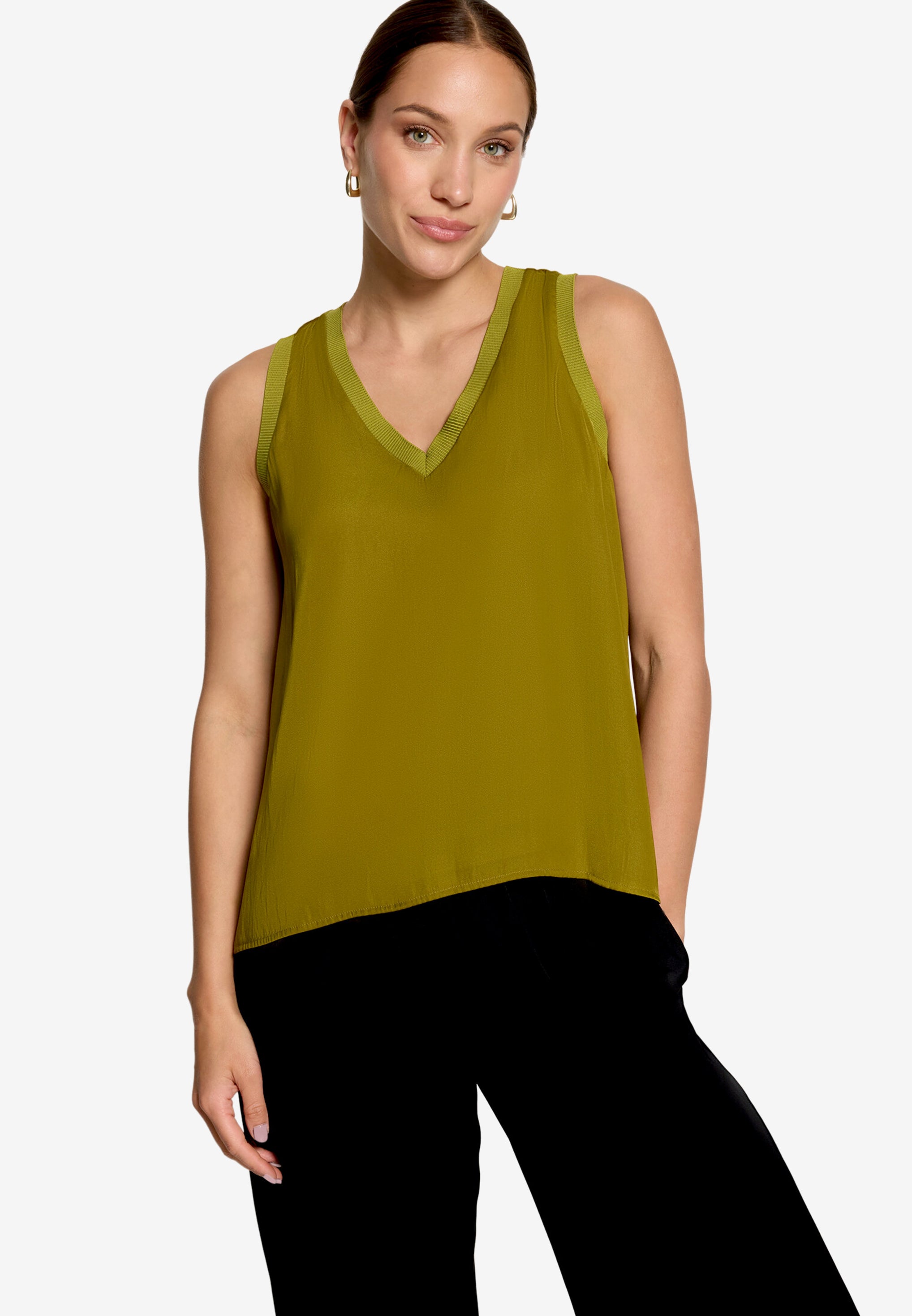 Zero Damen Blusen Fir Green