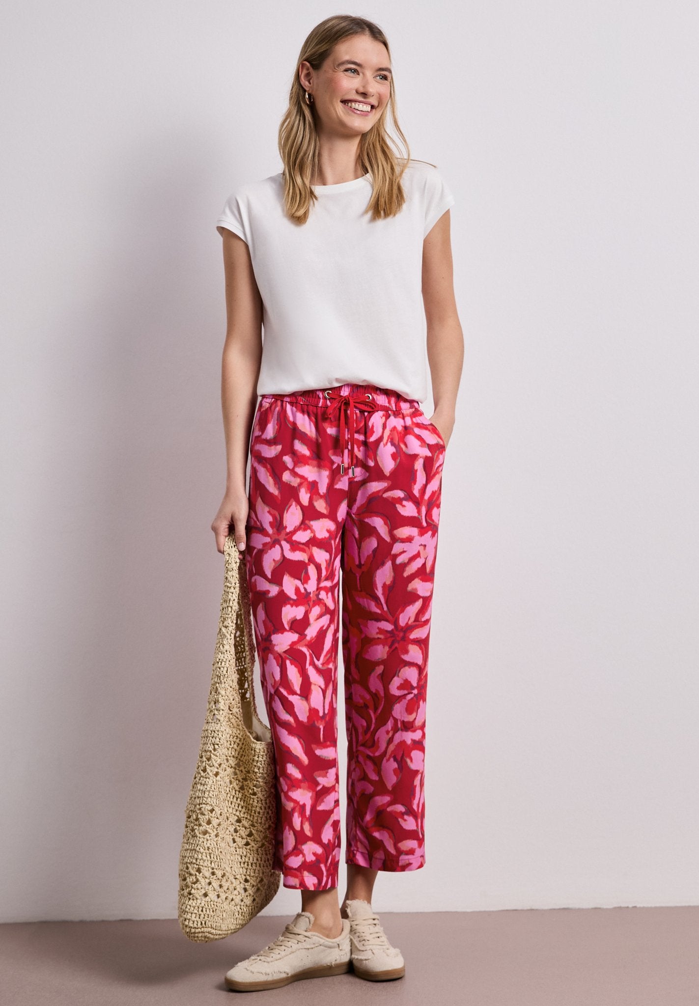 Street One Damen Hosen Salsa Red