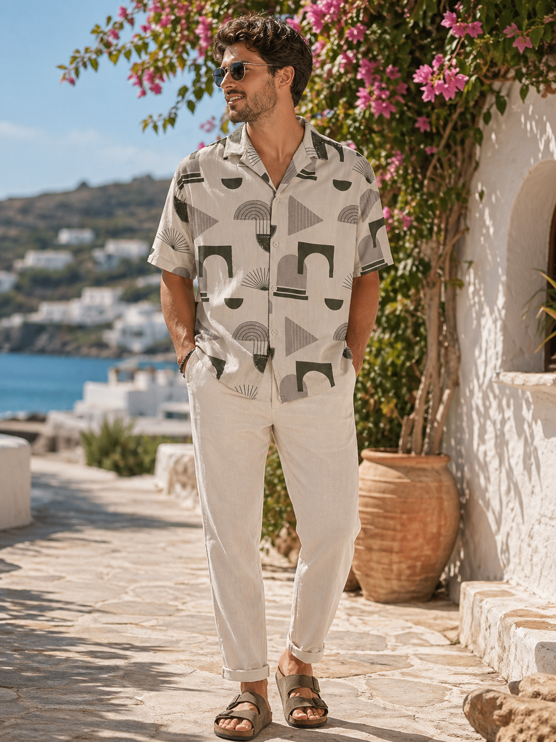 Jack & Jones Herren Hemden lang Moonbeam