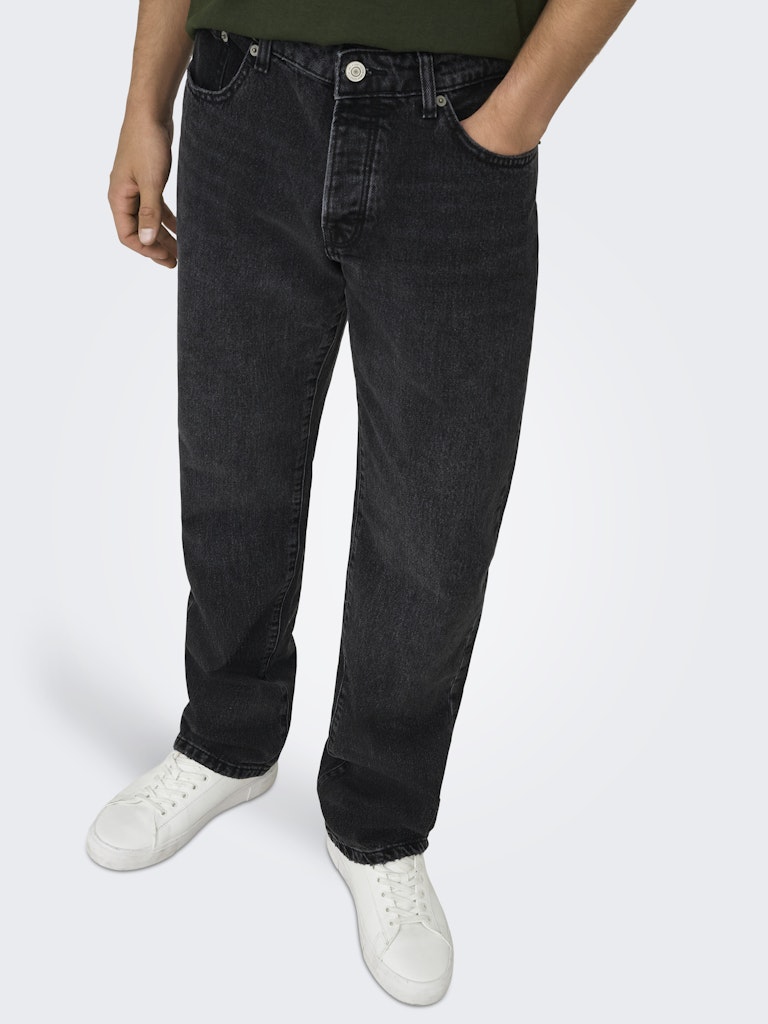 Only & Sons Herren Jeans Black Denim