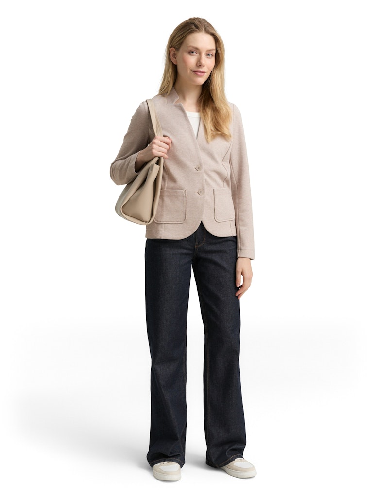 Tom Tailor Damen Blazer Soft Taupe Mela