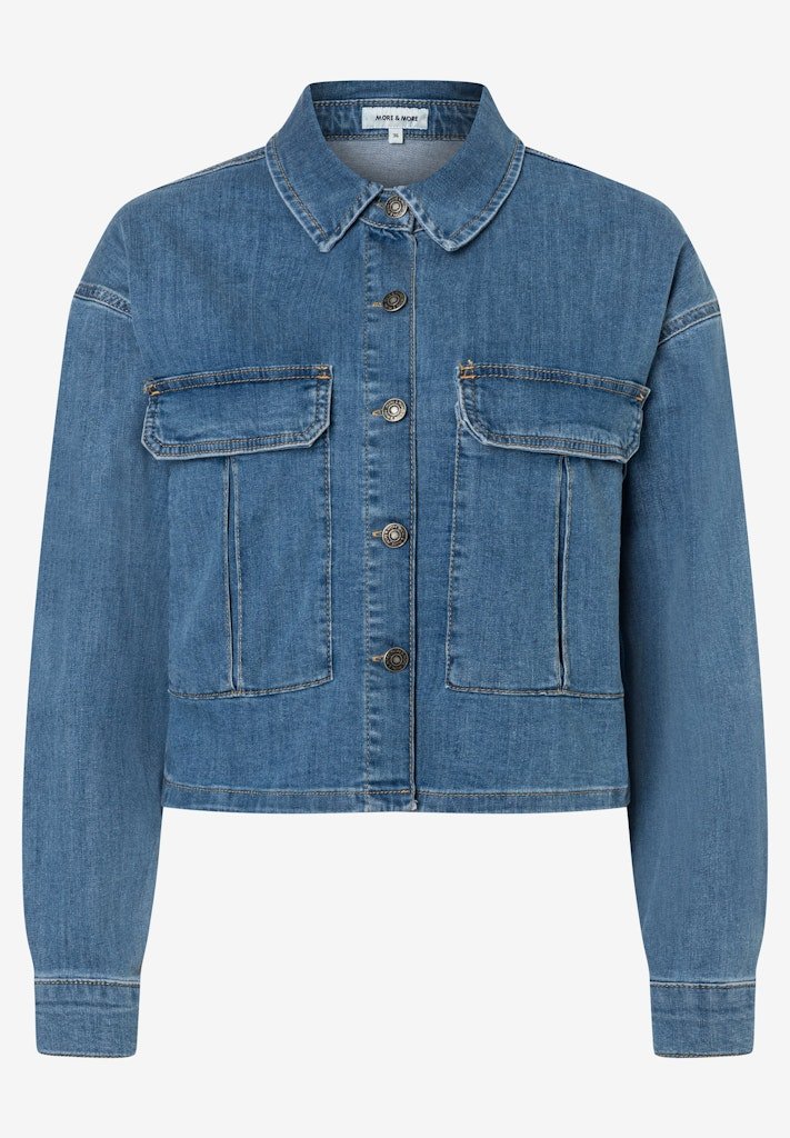 More & More Damen Jacken Middle Blu