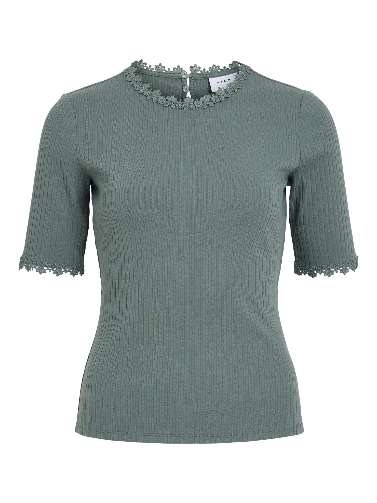 Vila Damen Tops Balsam Green